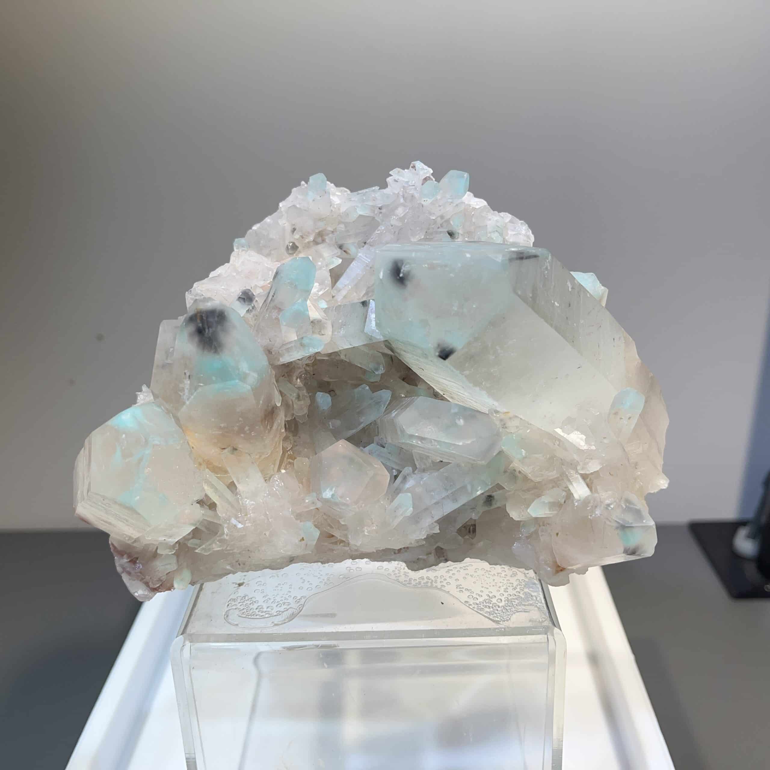 Quartz (Ajoite) museum cluster, stands two ways, healing crystal - Image 2