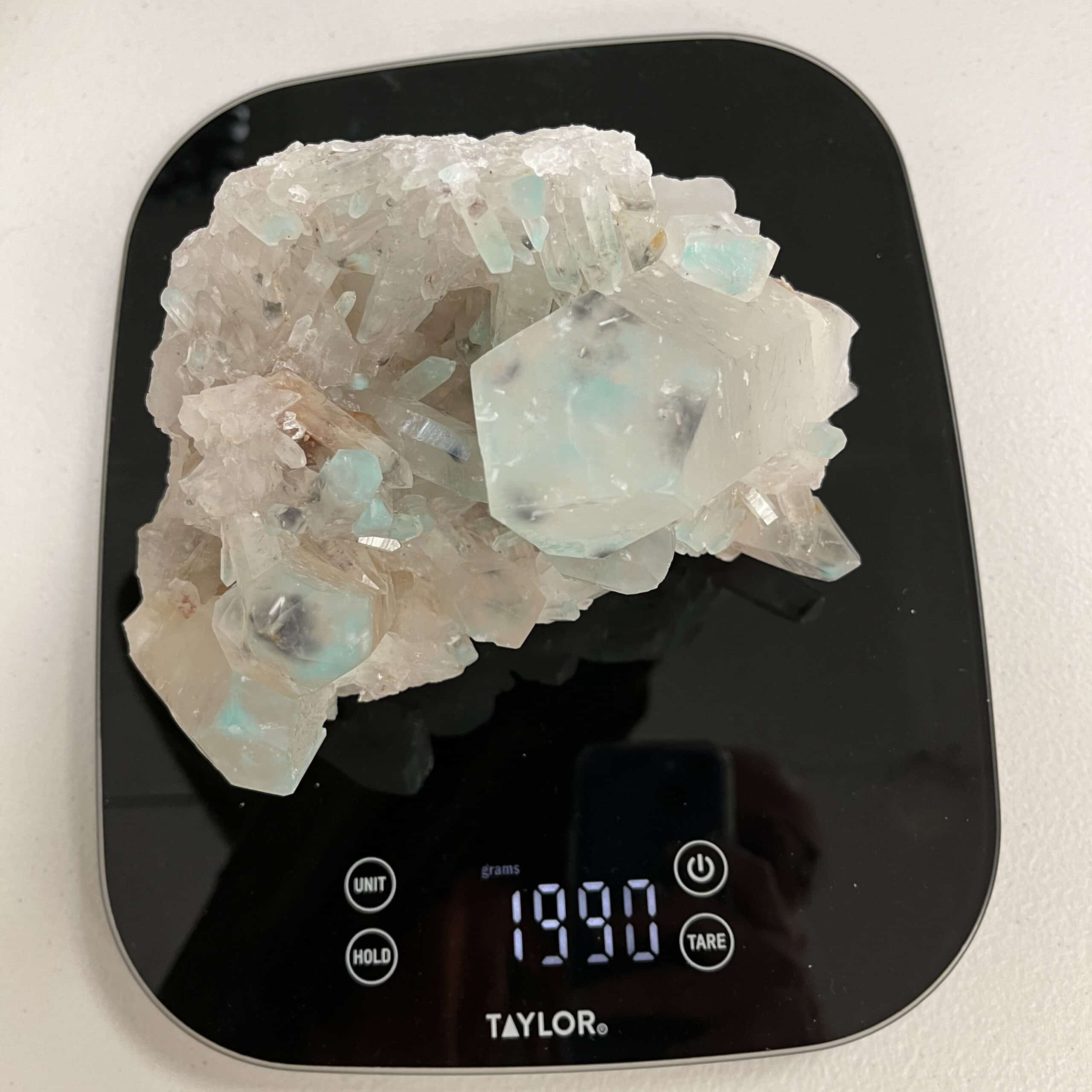 Quartz (Ajoite) museum cluster, stands two ways, healing crystal - Image 7