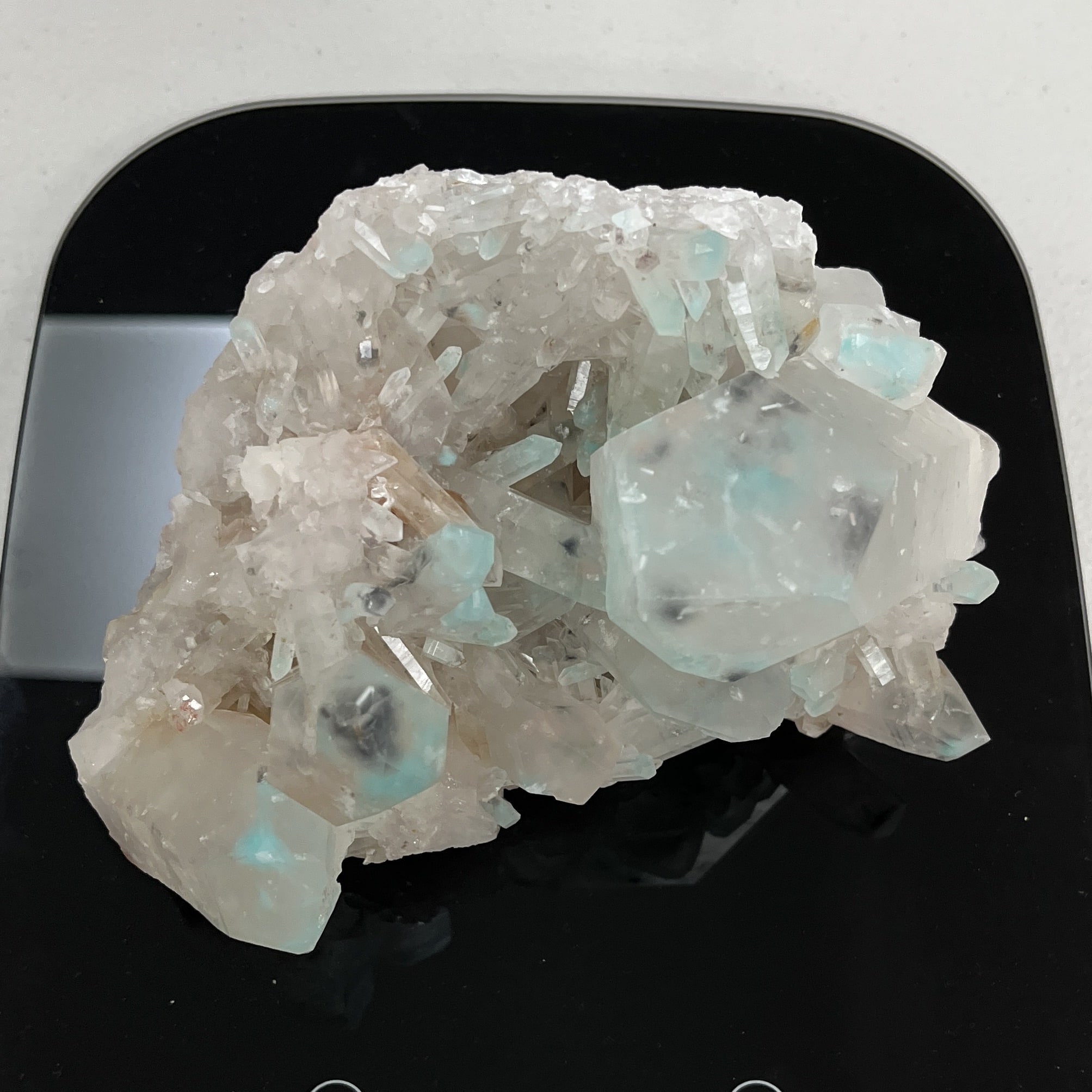 Quartz (Ajoite) museum cluster, stands two ways, healing crystal - Image 10