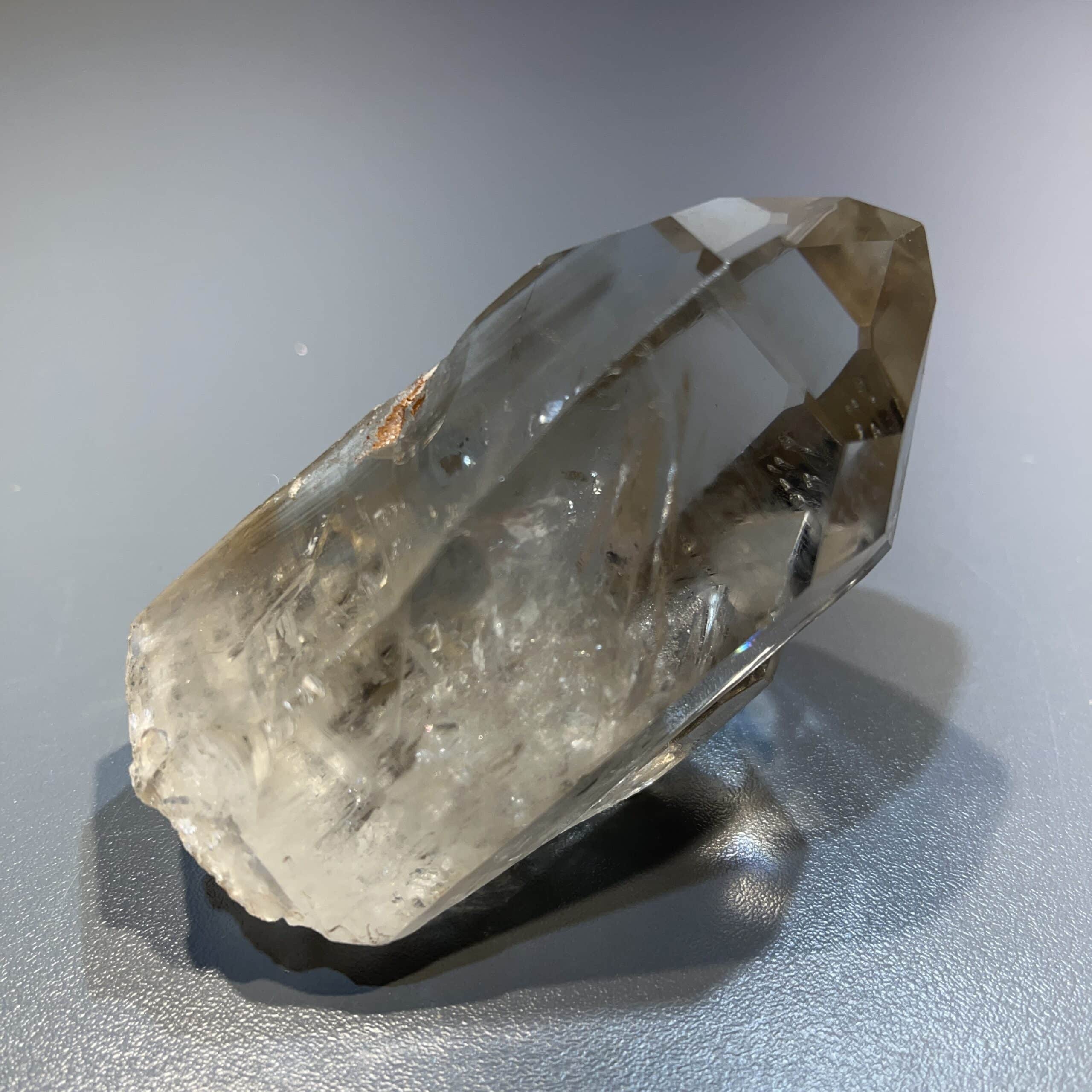 Quartz (Lemurian) Tantric Twins (3.85") 'piggy back' healing crystal - Image 6