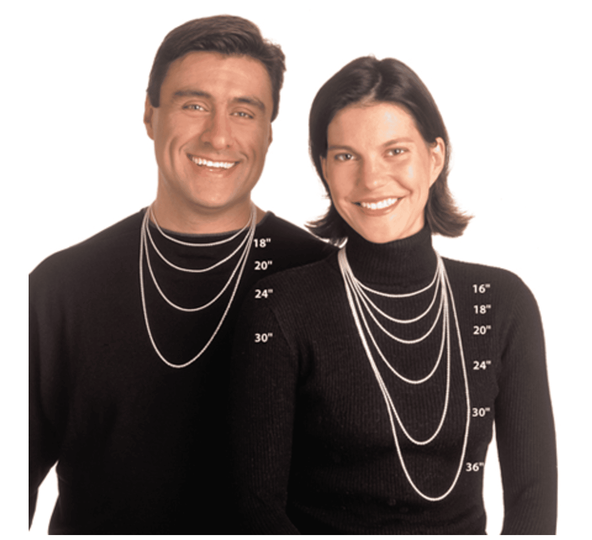 Chain (Sterling) 24" Rounded Box (2.5mm) necklace for pendant - Image 4