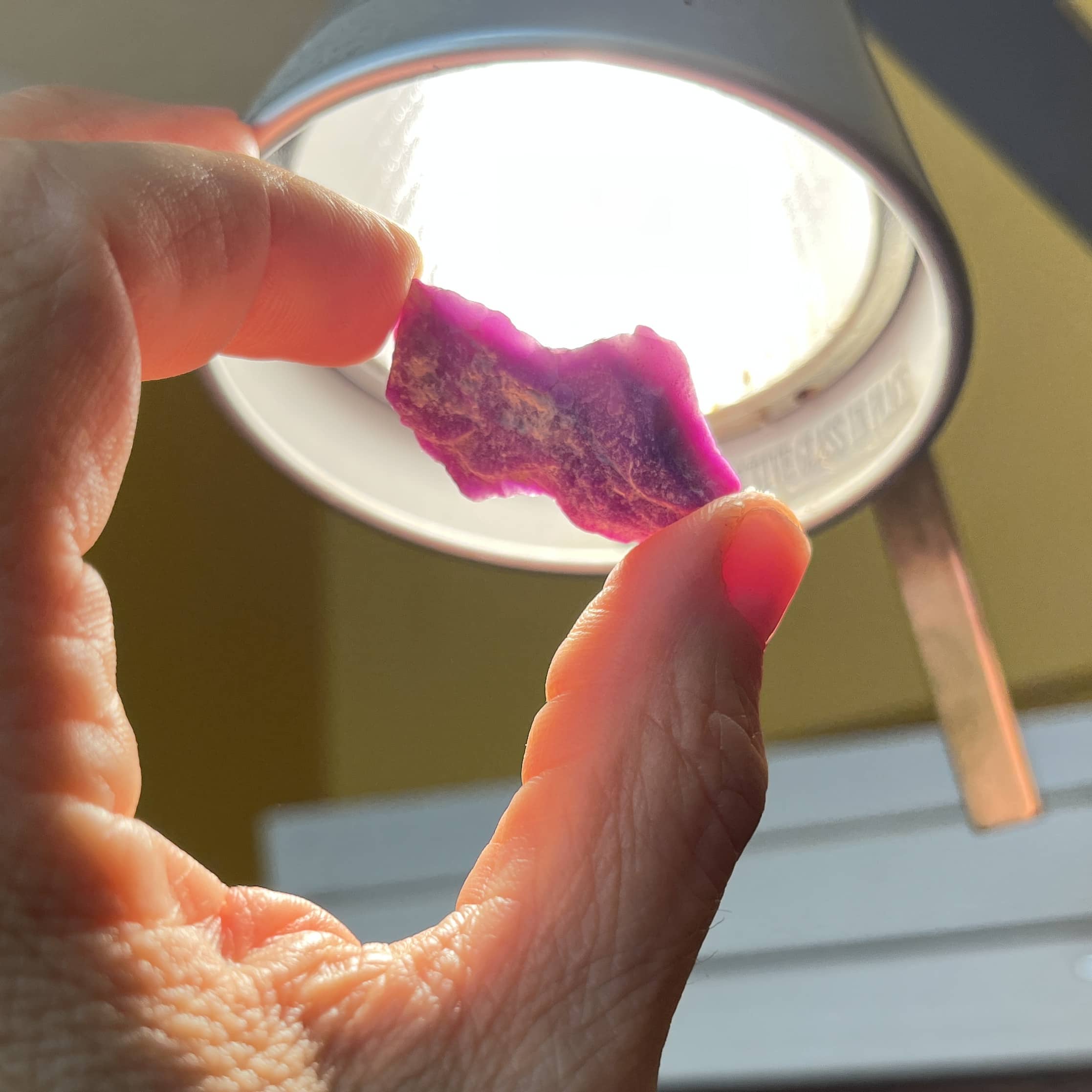 Sugilite (small rough) gel 'long pink' chunk (5.91gr) healing crystal - Image 2