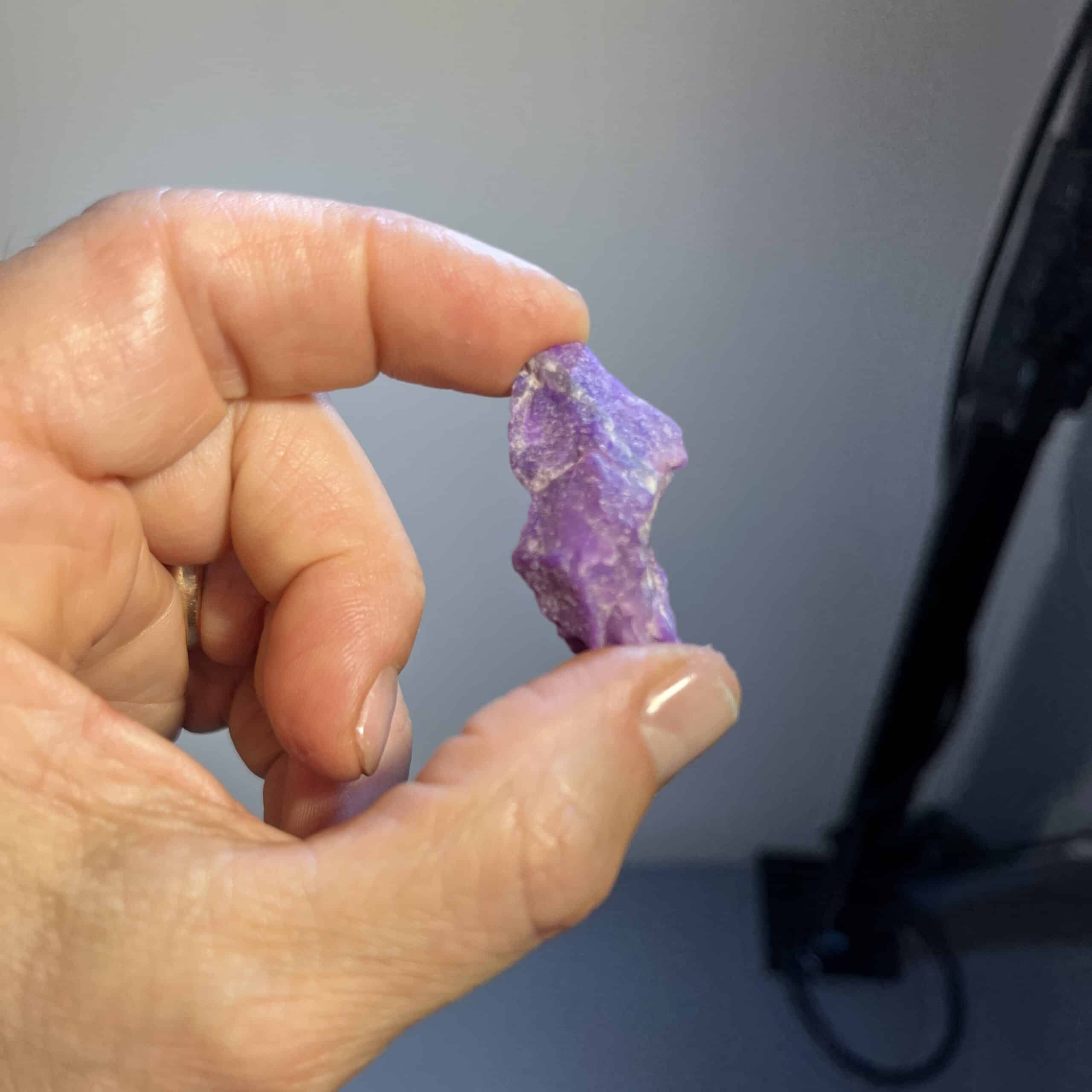 Sugilite (small rough) gel 'long pink' chunk (5.91gr) healing crystal - Image 5