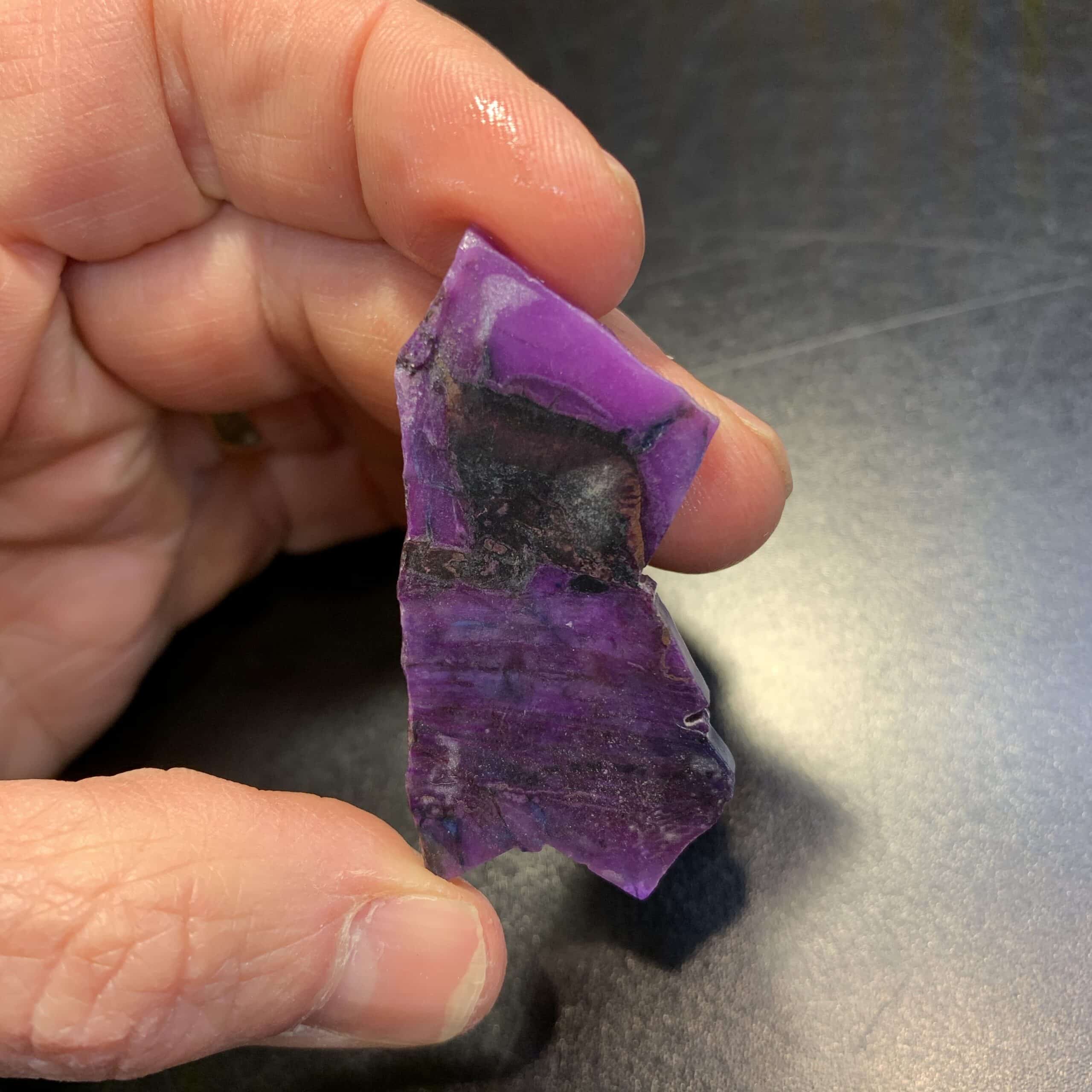 Sugilite (slab) superior 'California gel' (8.6gr) healing crystal - Image 4