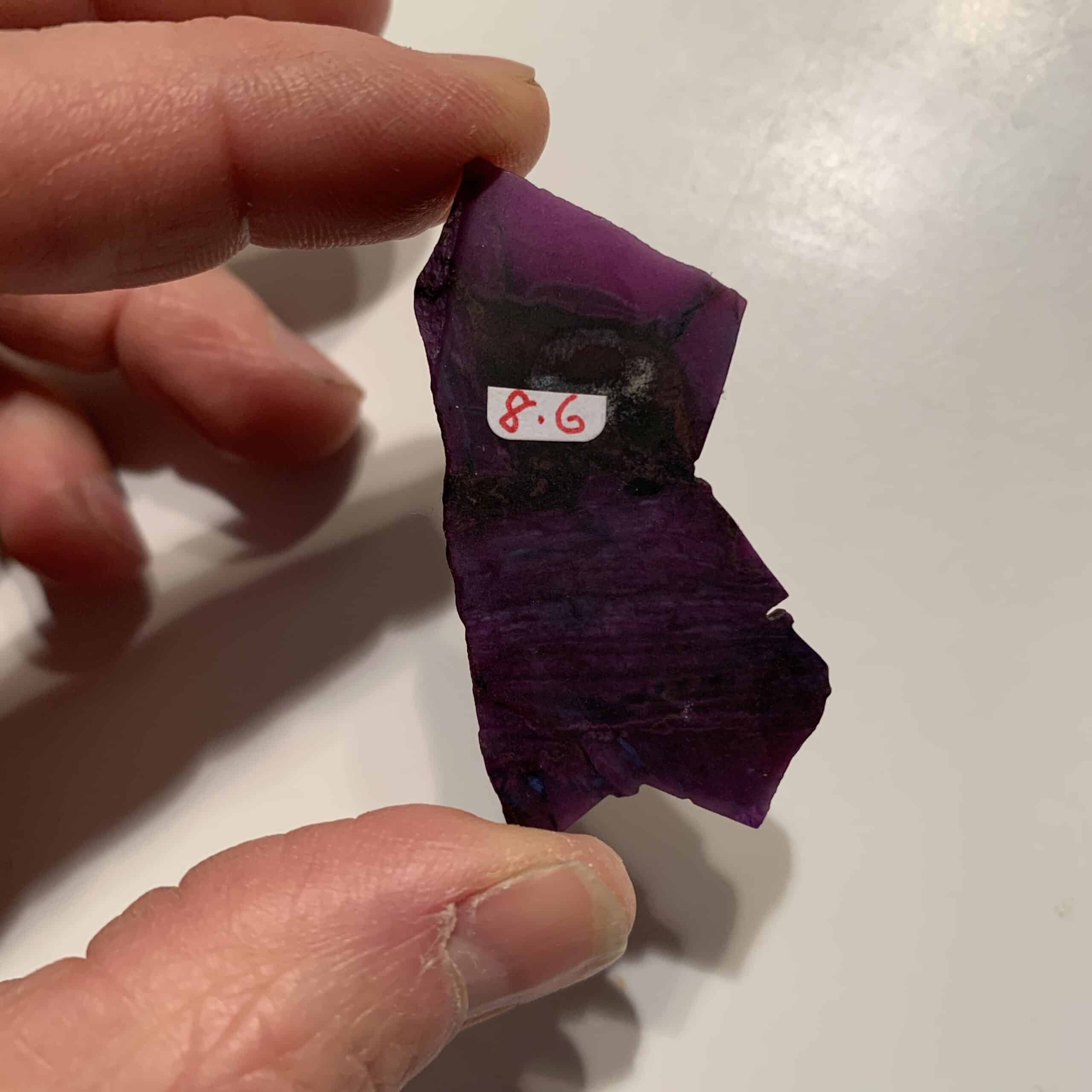 Sugilite (slab) superior 'California gel' (8.6gr) healing crystal - Image 6