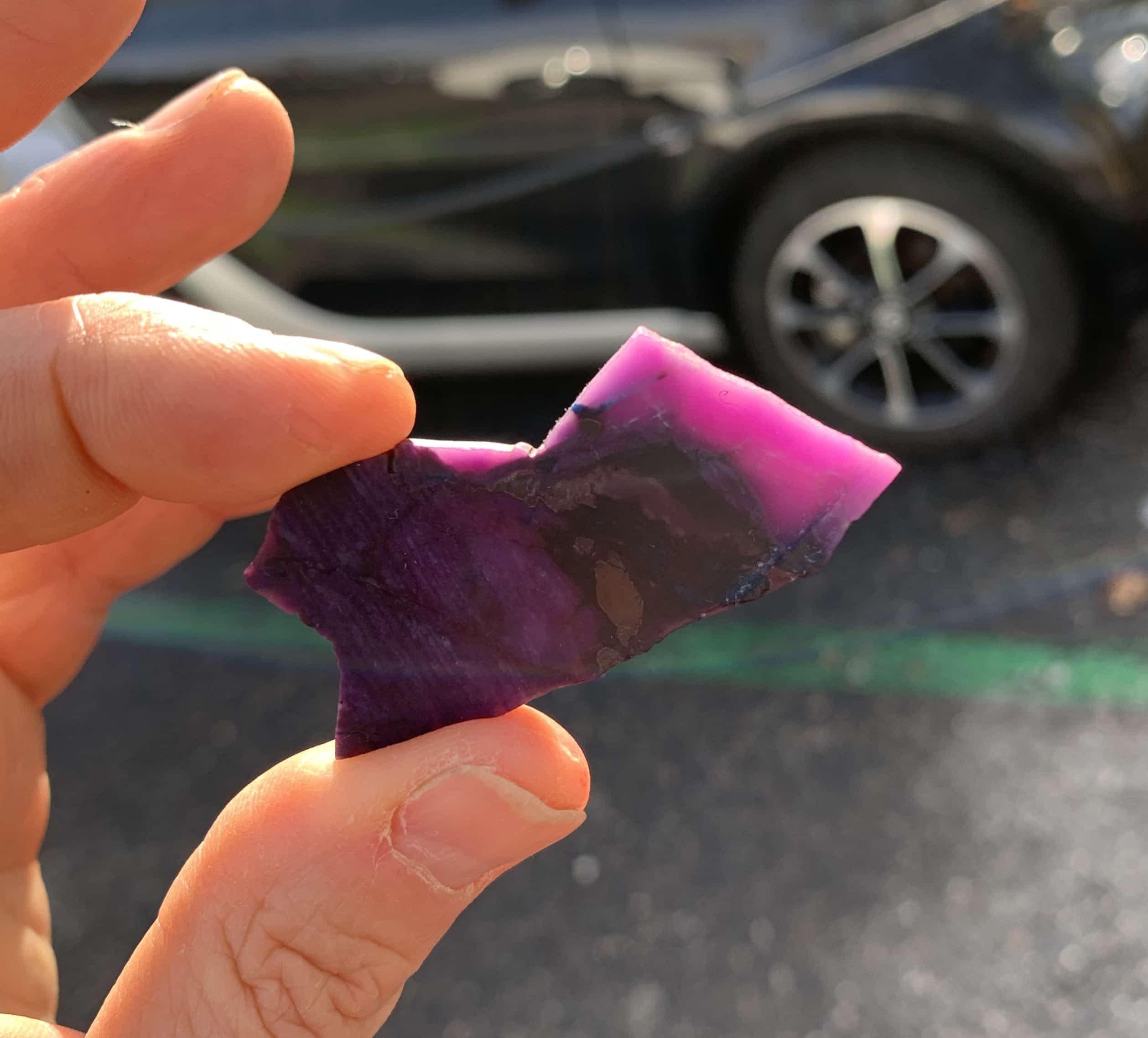 Sugilite (slab) superior 'California gel' (8.6gr) healing crystal