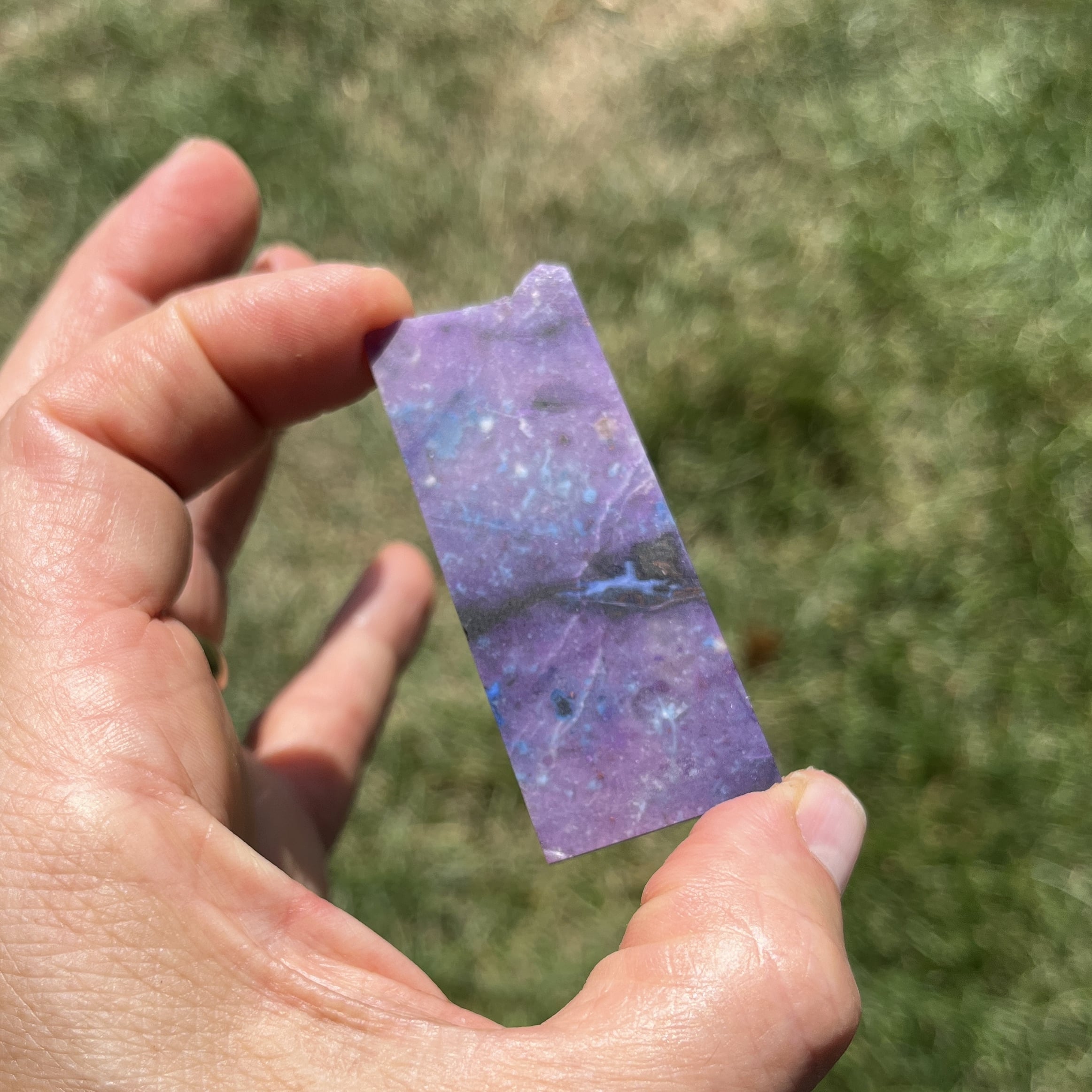 Sugilite (slab) gel 'rainbow sky ingot' (9.73gr) healing crystal - Image 5