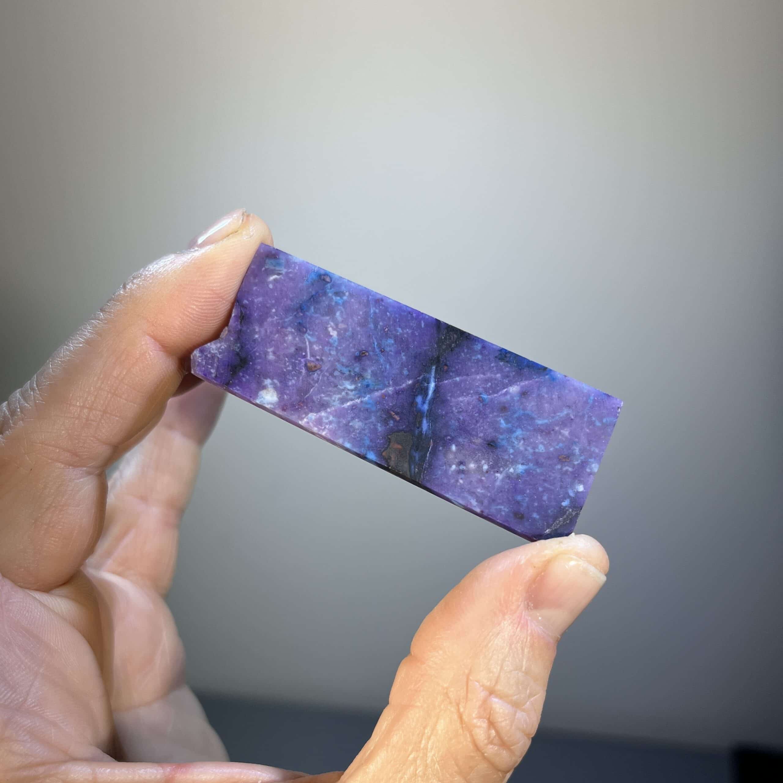 Sugilite (slab) gel 'rainbow sky ingot' (9.73gr) healing crystal - Image 6