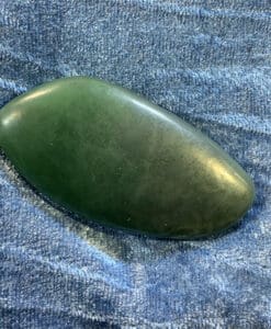Jade (Nephrite) matte polished palm piece - healing crystal