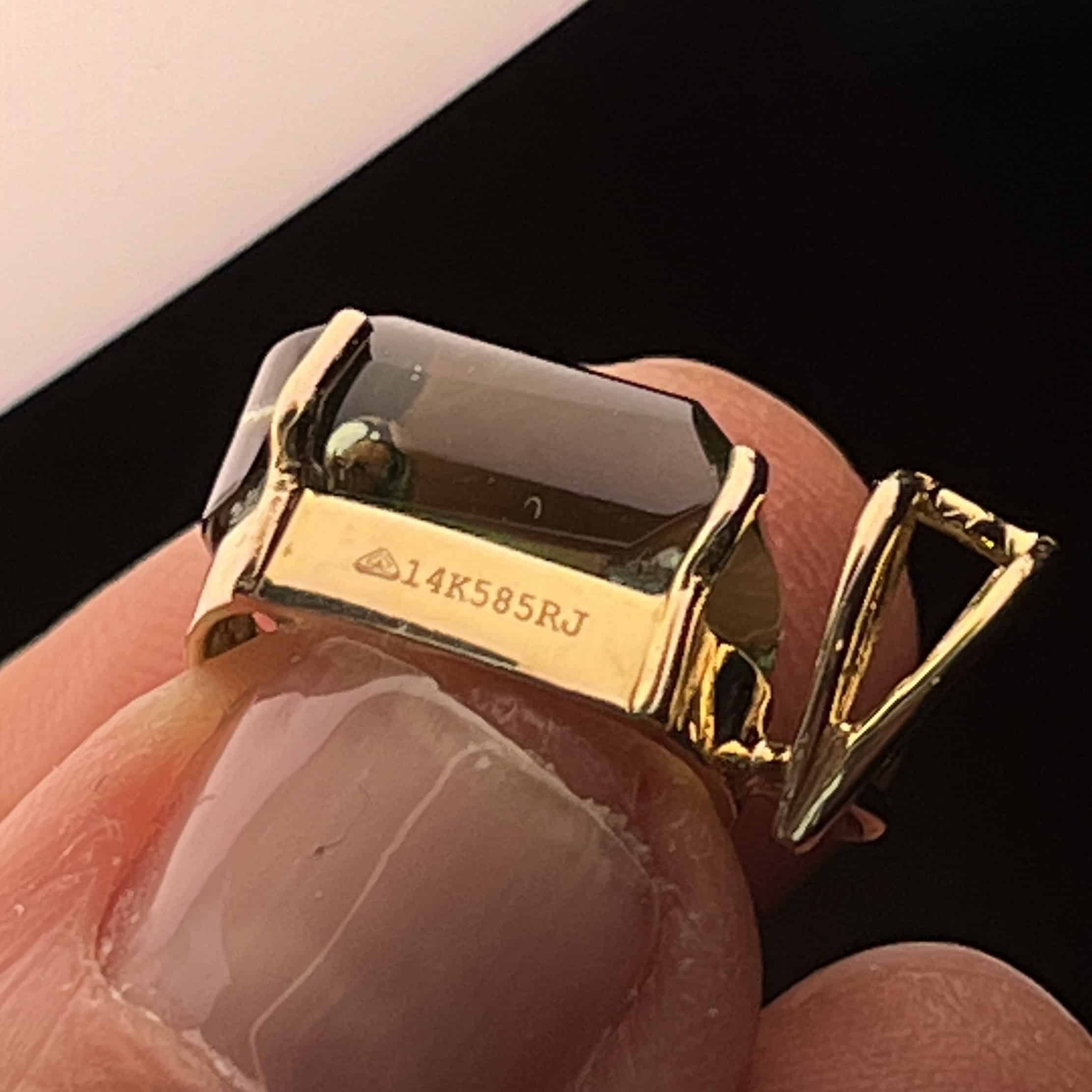 Moldavite pendant (freeform) 14K GOLD bubble for necklace healing crystal - Image 2