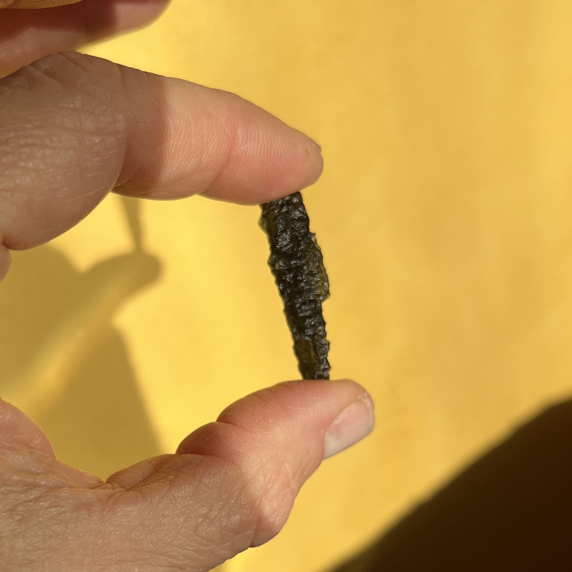 Moldavite (rough) 'ghost wing' entity stone (3.57gr) healing crystal - Image 5