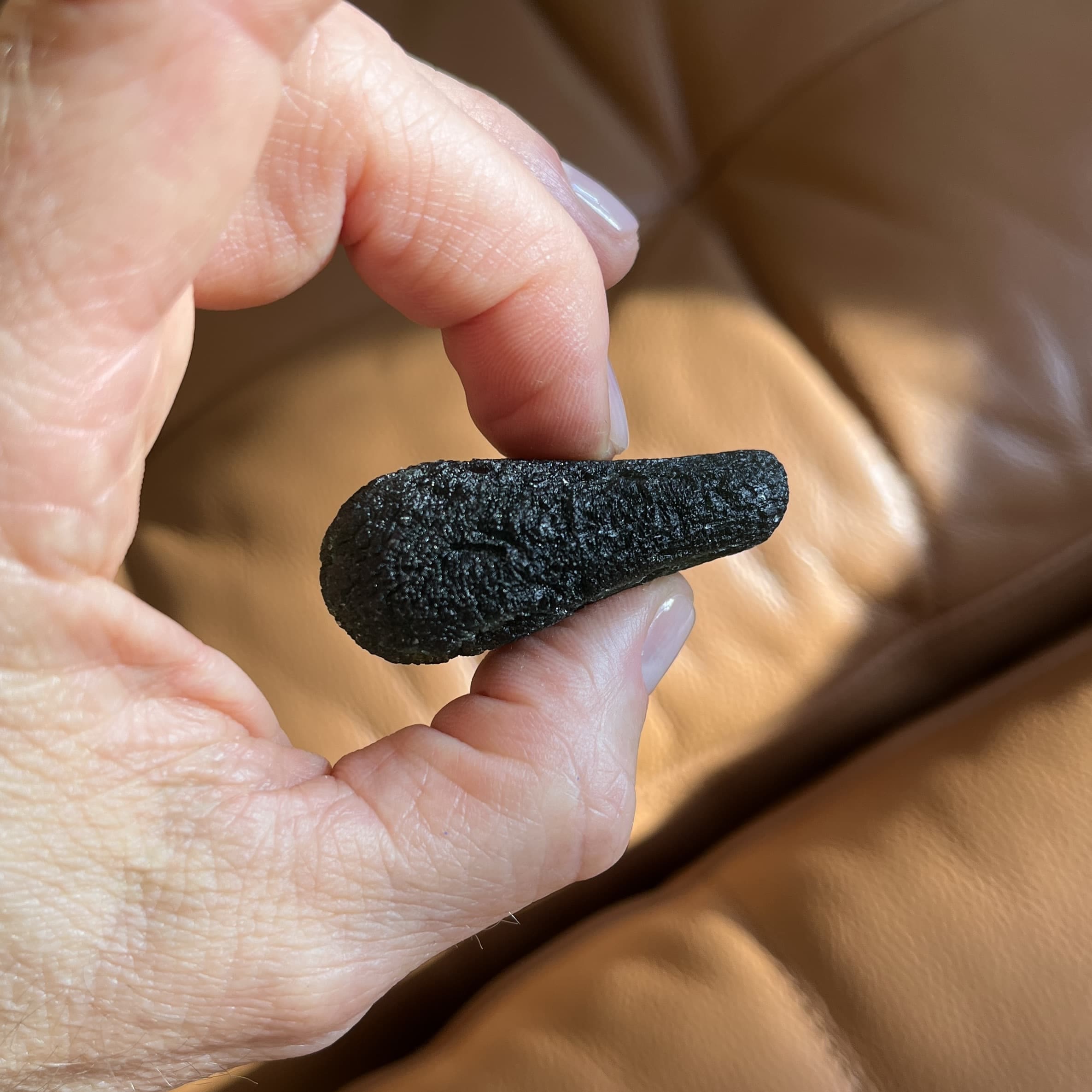 Moldavite (rough) plump Zatacka drop (25gr) healing crystal - Image 5