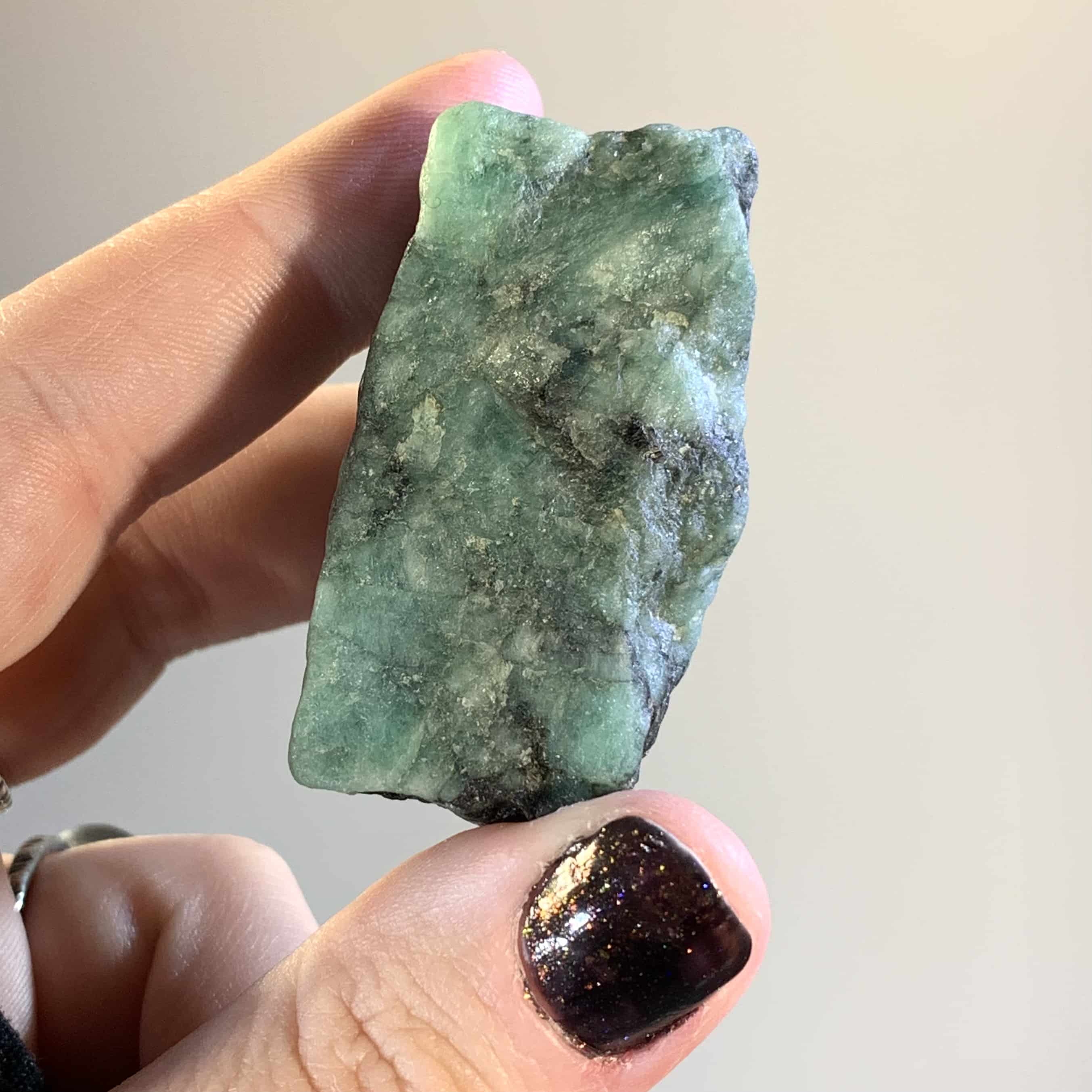 Emerald Crystal chunk healing crystal