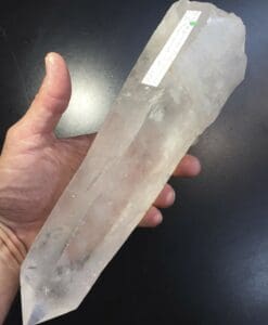 Quartz (clear/milky) Diamantina laser 'big honker' 9.75" healing crystal