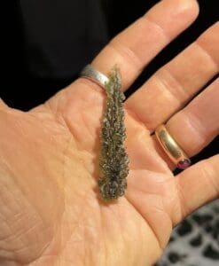 Moldavite (rough) Besednice 'spiky wand' (5.7gr) healing crystal