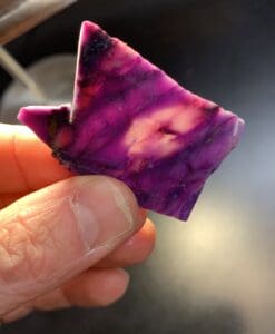 Sugilite (slab) gel 'see-thru V window' (11gr) healing crystal