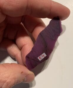 Sugilite (slab n rough) gel 'flat base mountain' (9.4gr) healing crystal