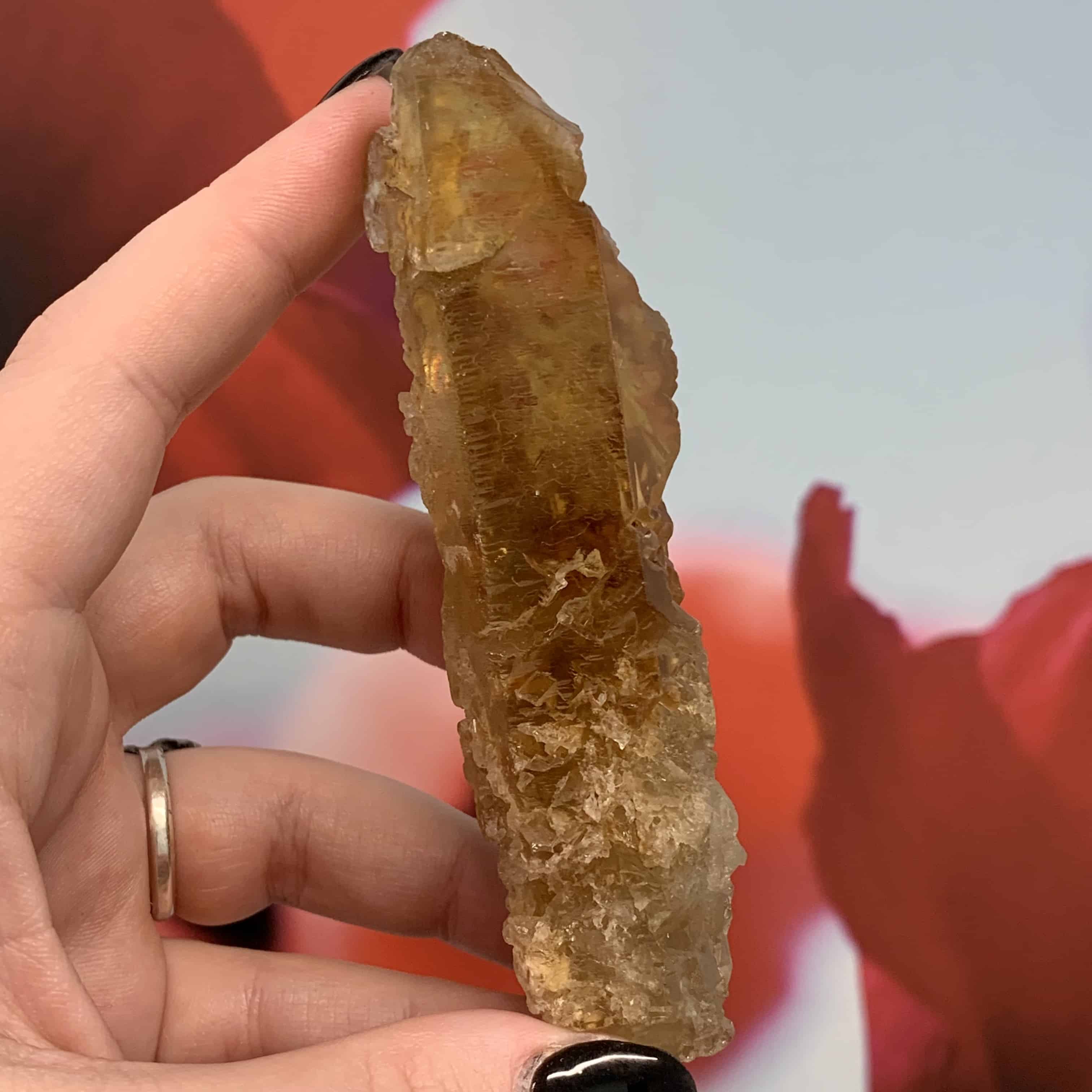 Citrine (natural) Nirvana Elestial Quartz healing crystal - Image 2