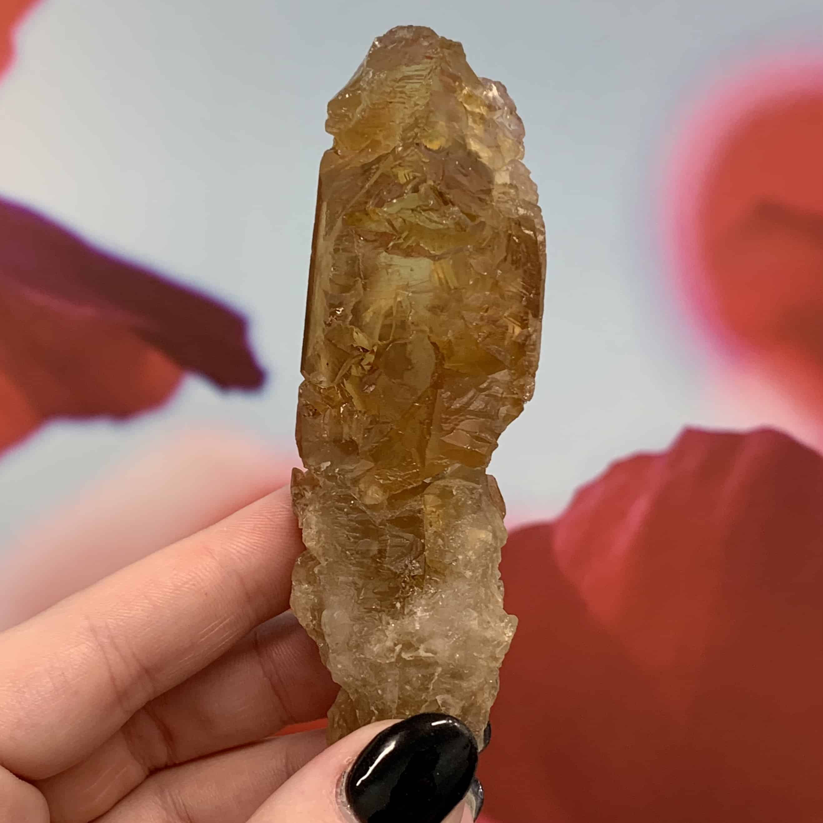 Citrine (natural) Nirvana Elestial Quartz healing crystal - Image 3