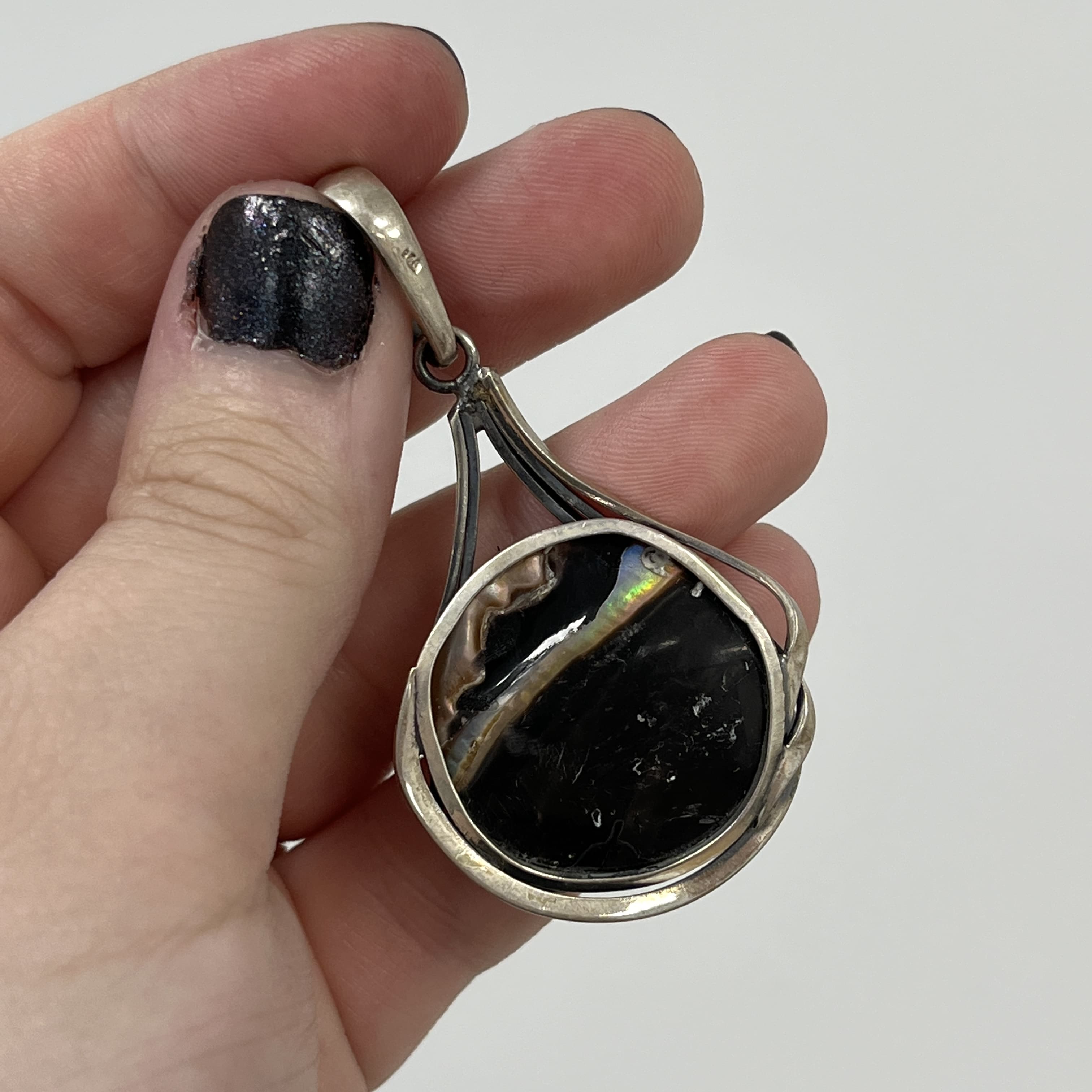 Pearl (sea) Mabe blister variety, pendant for necklace, healing crystal - Image 2