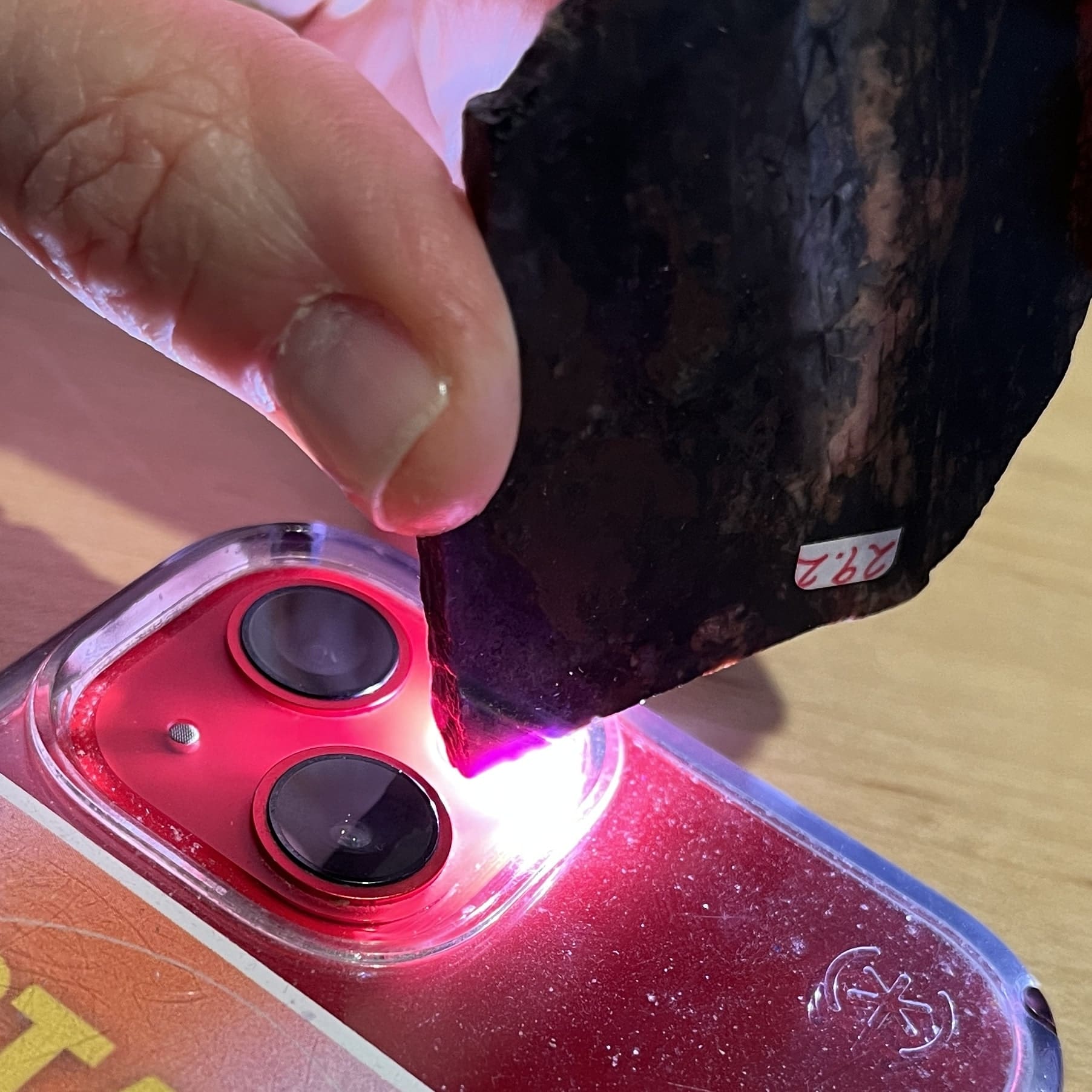 Sugilite (slab) edge gel multi-tone (29.2gr) healing crystal - Image 5