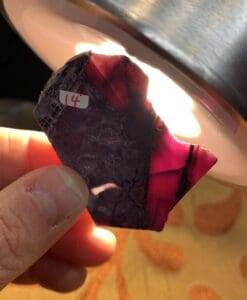 Sugilite (slab) gel rough edge 'Michigan' (14gr) healing crystal