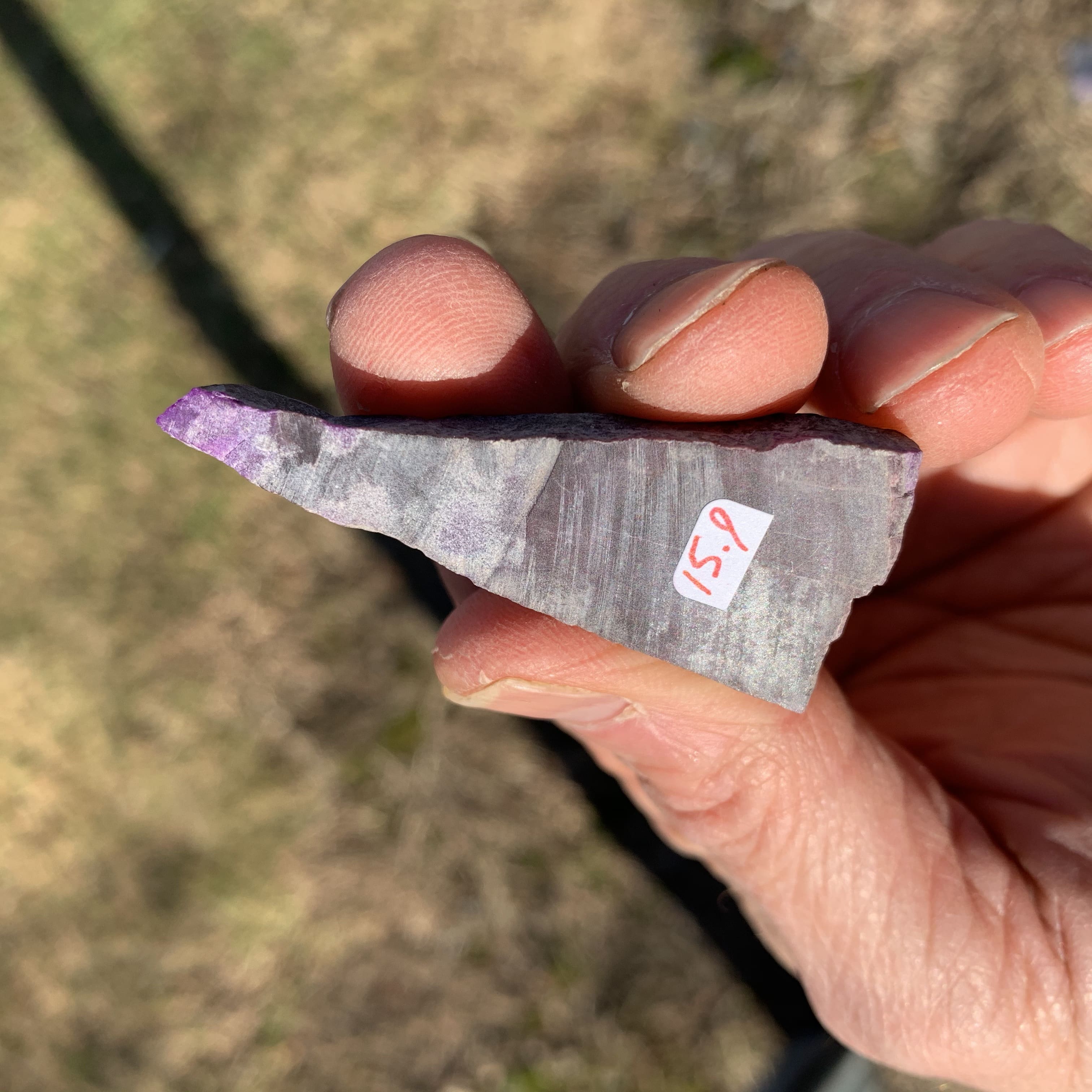 Sugilite (slab) chromatic 'purple New Hampshire' (15.9gr) healing crystal - Image 4