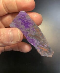 Sugilite (slab n rough) chromatic 'long mountain' (22.2gr) healing crystal