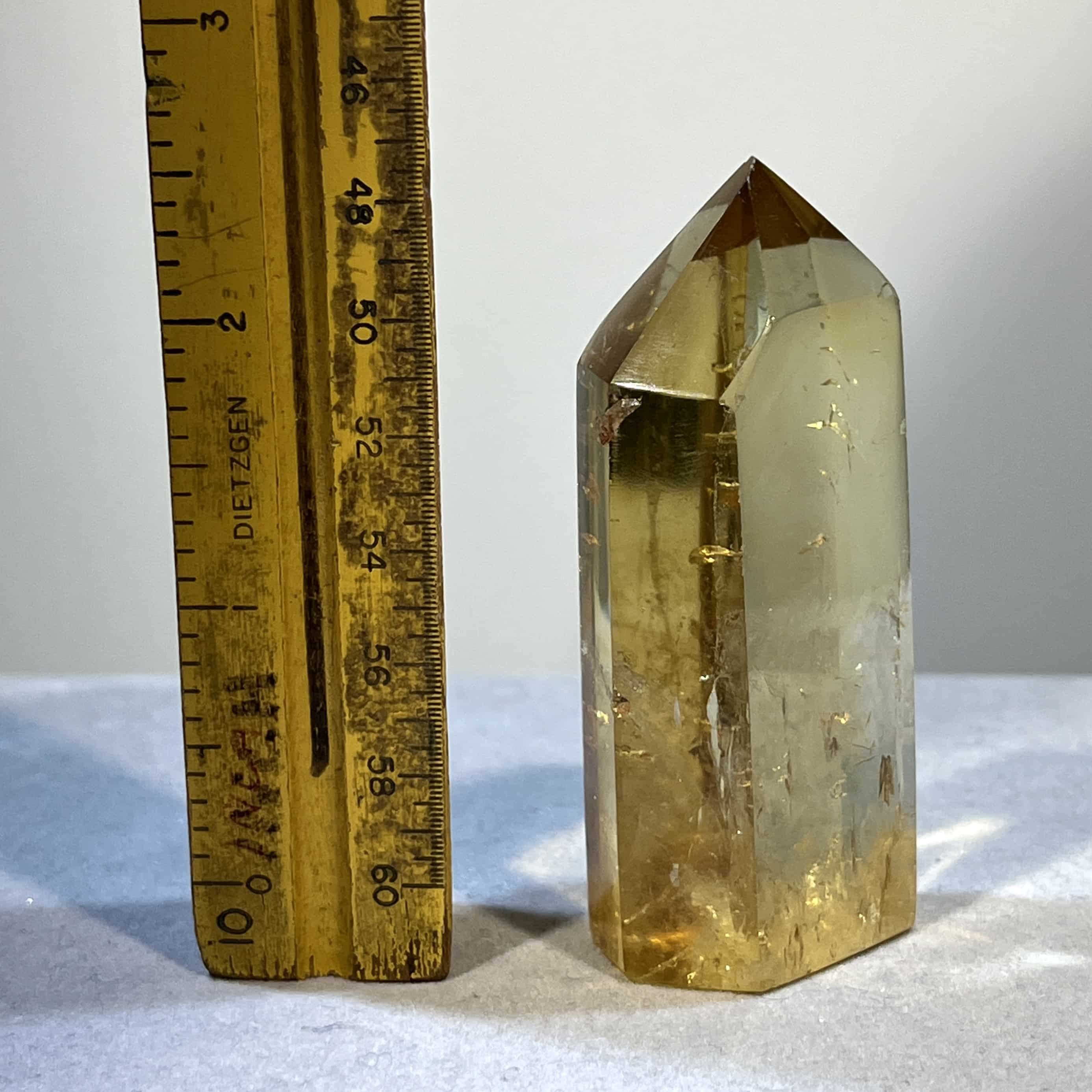 Citrine (natural) African (Congo / Zambia) RAINBOW tower healing crystal - Image 7