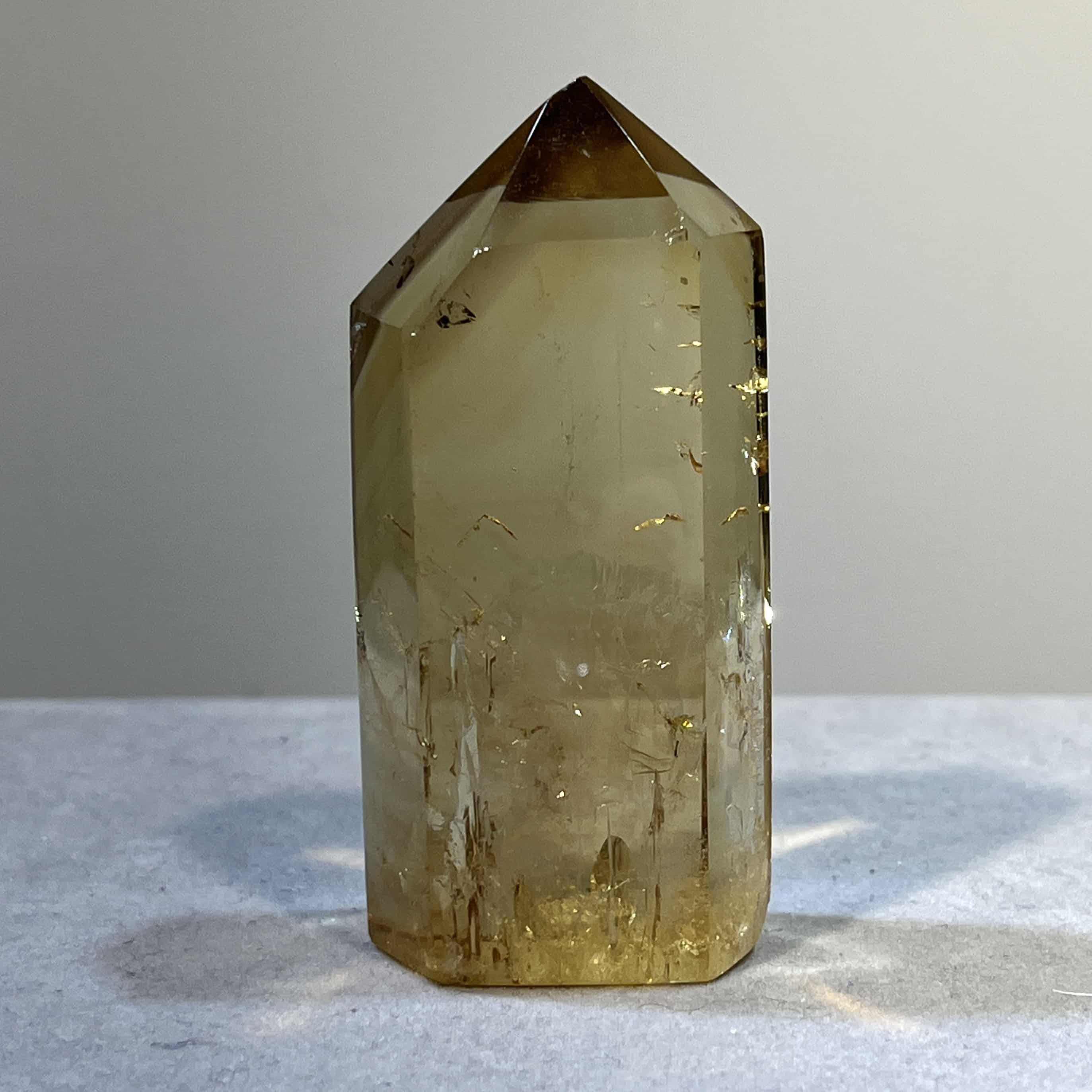Citrine (natural) African (Congo / Zambia) RAINBOW tower healing crystal - Image 6