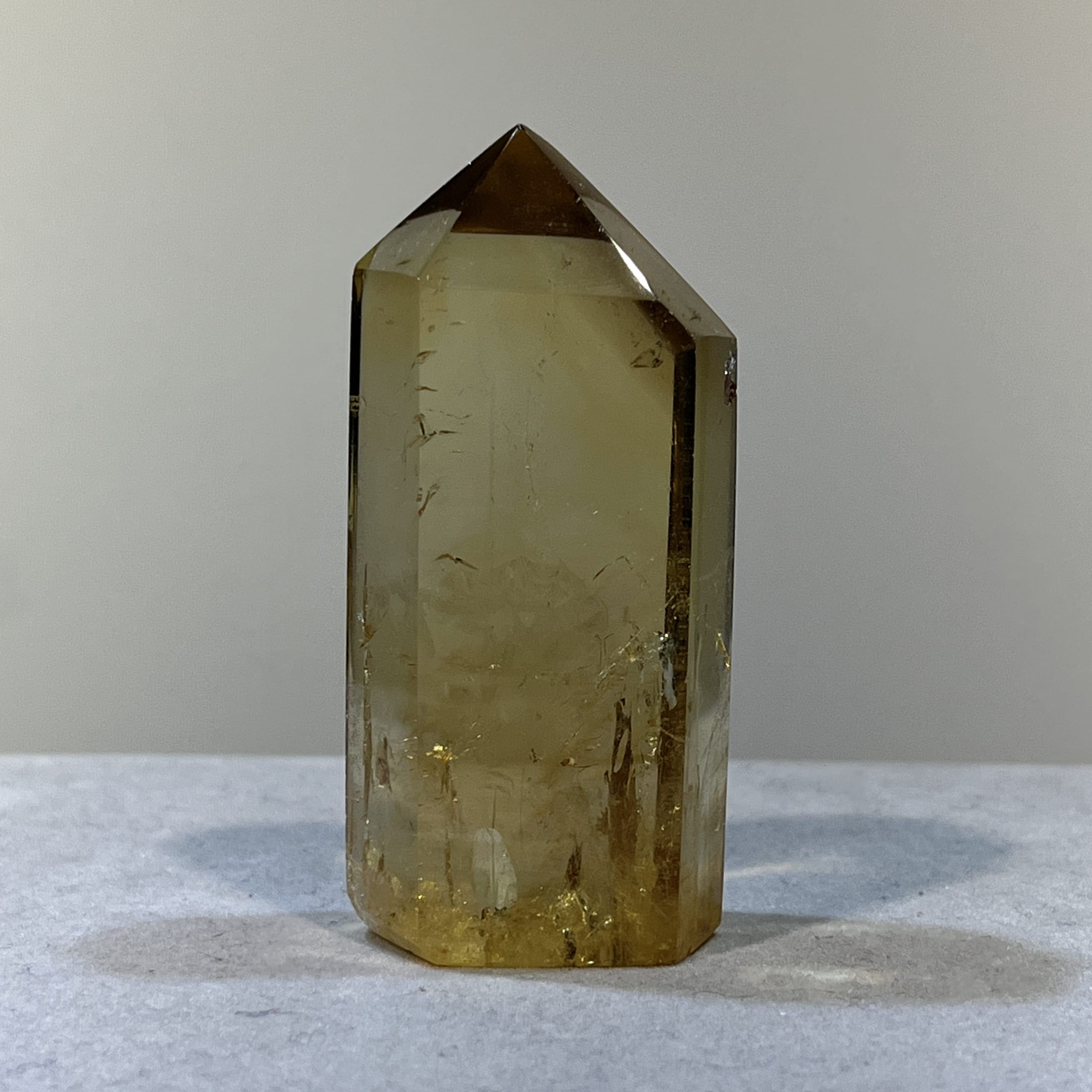 Citrine (natural) African (Congo / Zambia) RAINBOW tower healing crystal - Image 9