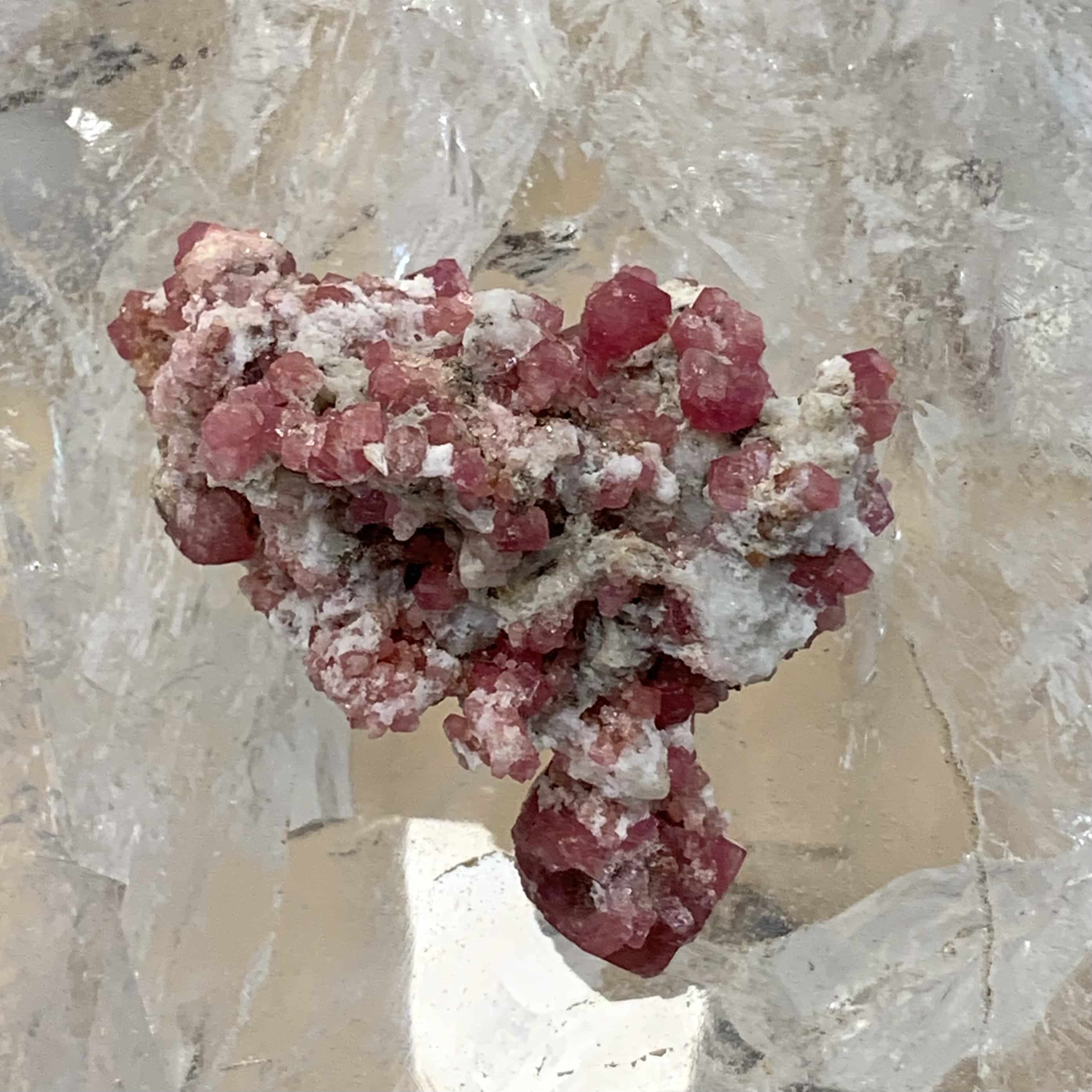 Garnet (raspberry) grossular crystals specimen healing crystal - Image 6