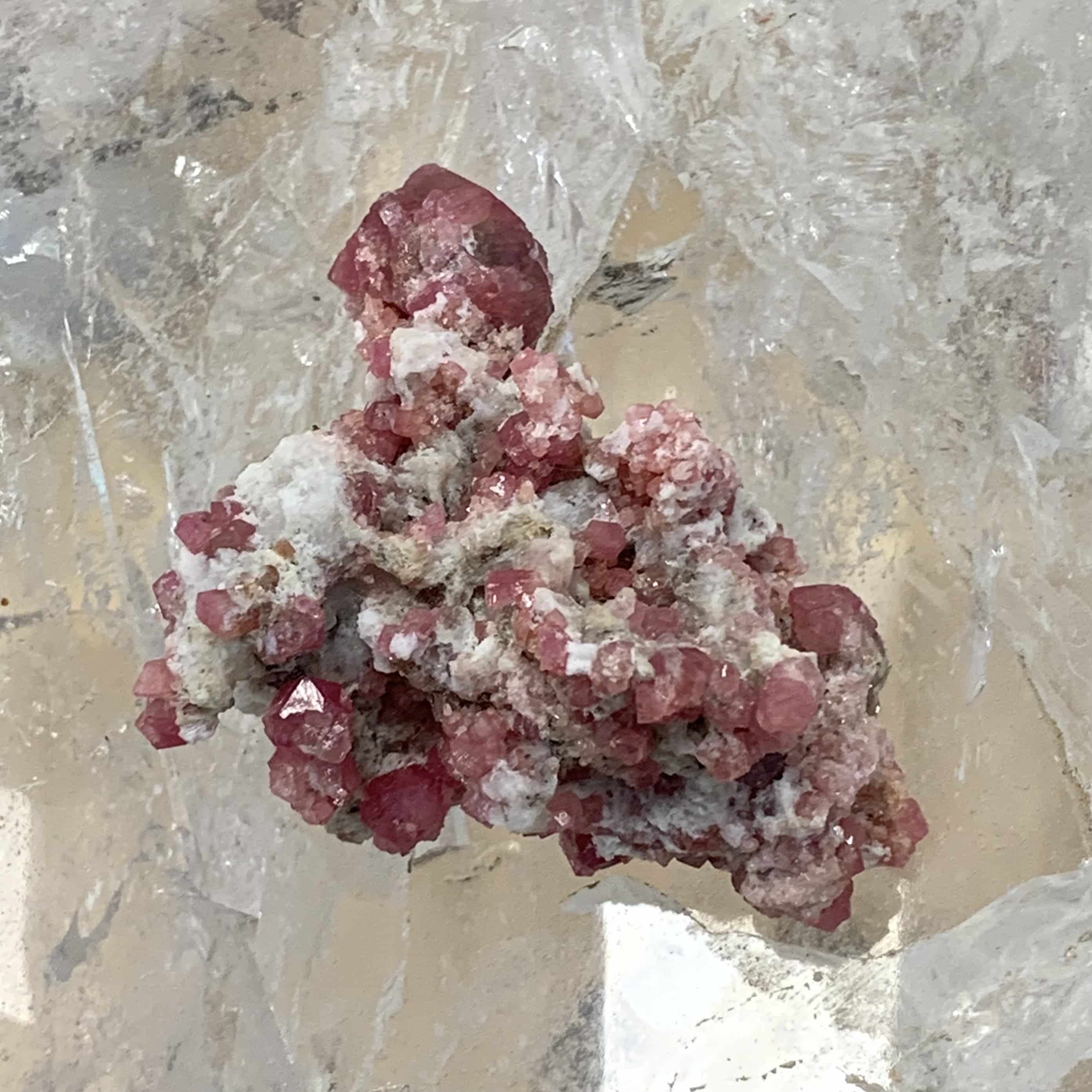 Garnet (raspberry) grossular crystals specimen healing crystal - Image 7