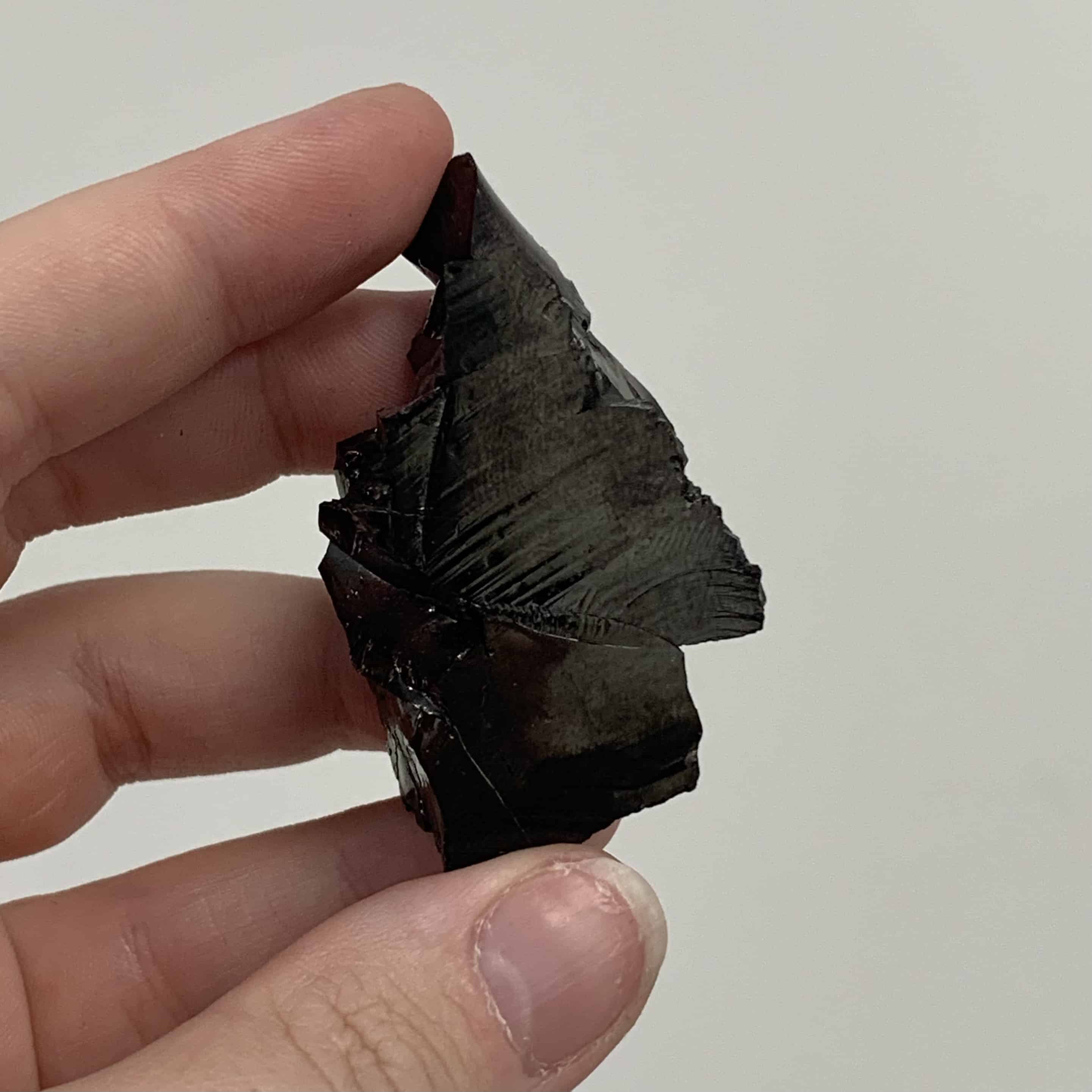 Shungite (Noble/Elite) standing dramatic chunk healing crystal - Image 2
