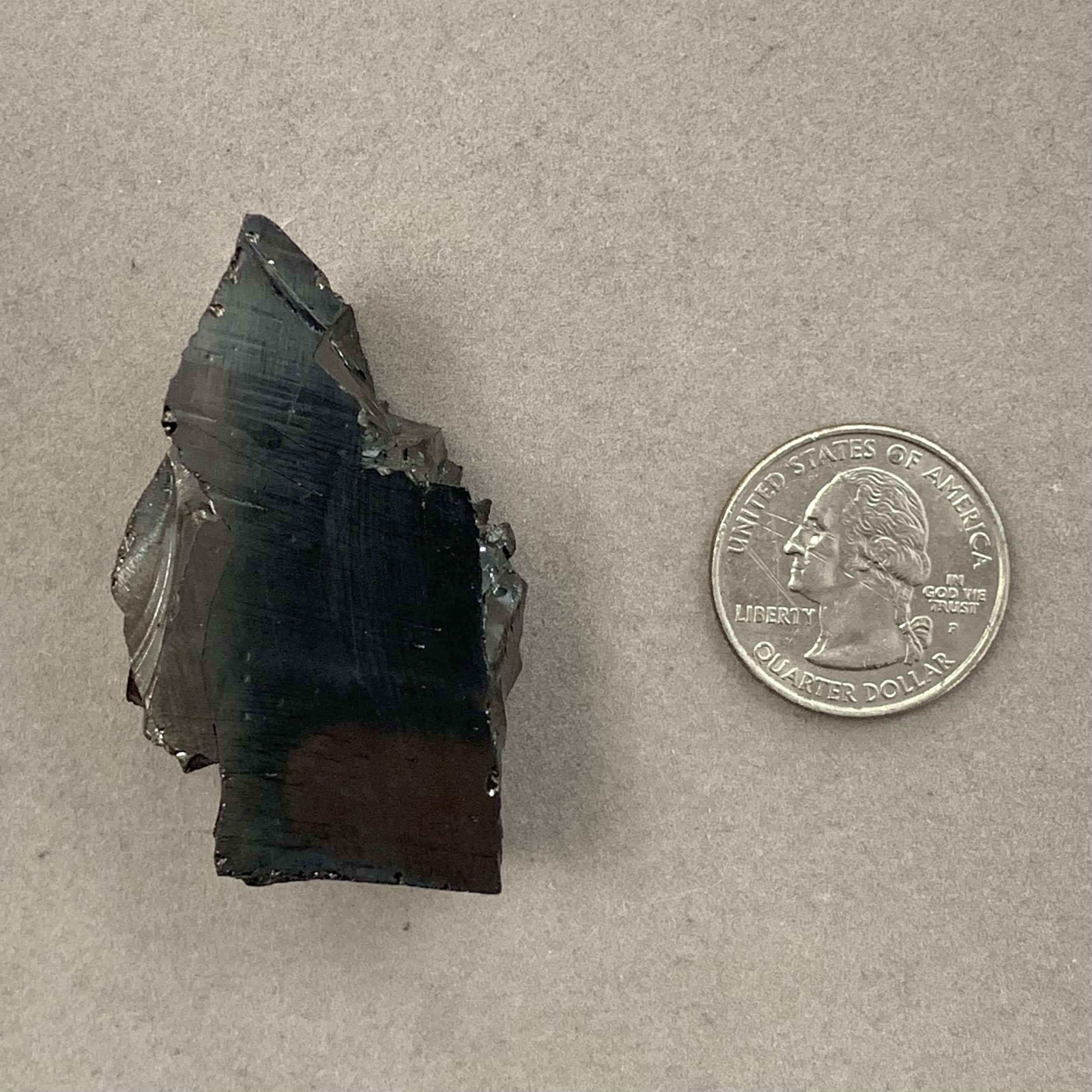 Shungite (Noble/Elite) standing dramatic chunk healing crystal - Image 3