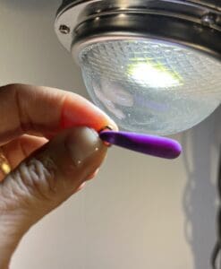 Sugilite (pendant for necklace) 14K GOLD purple gel drop healing crystal