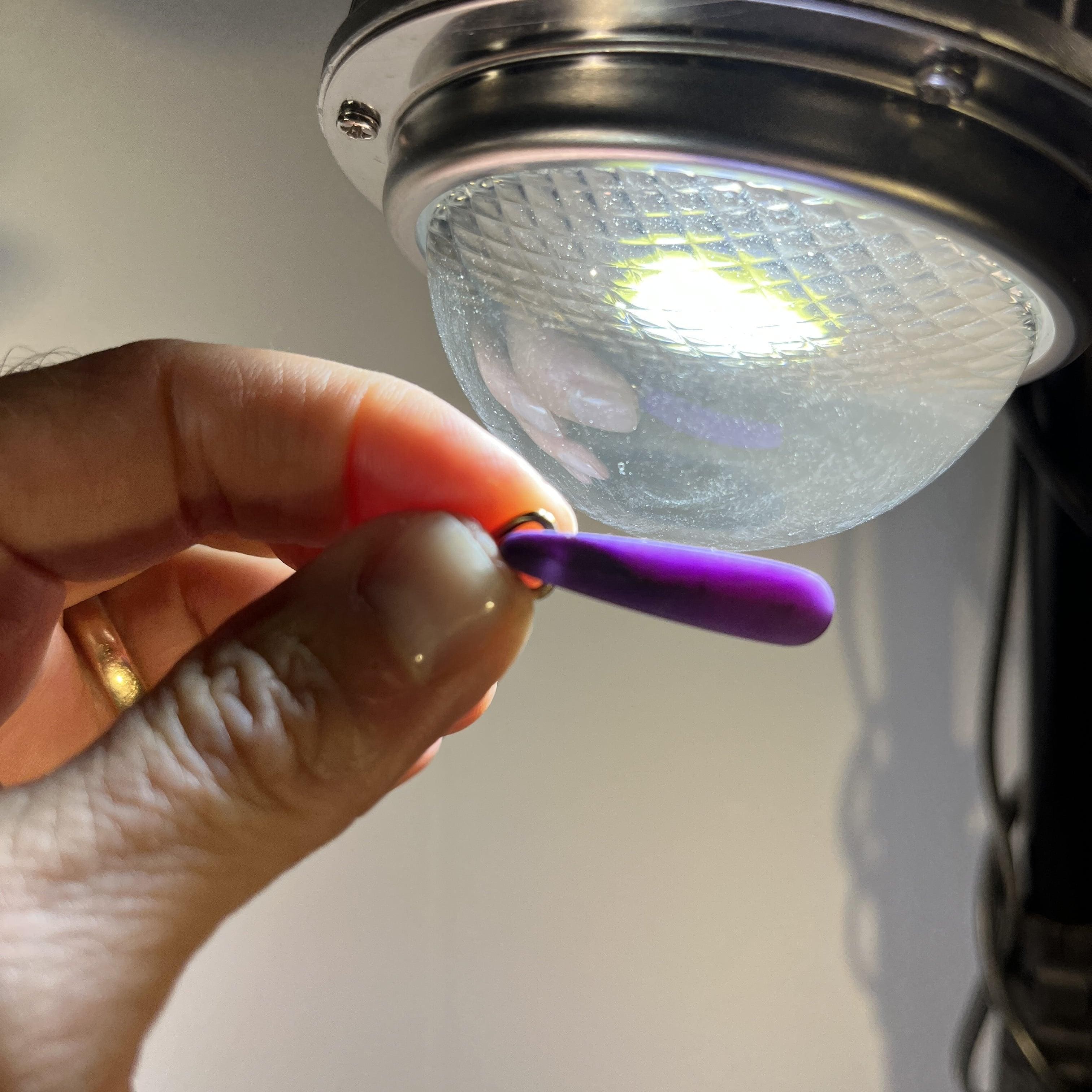 Sugilite (pendant for necklace) 14K GOLD purple gel drop healing crystal