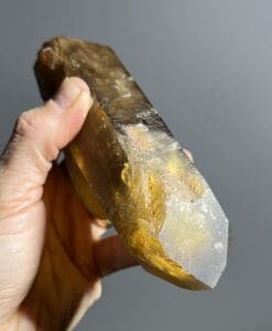 Citrine (natural) heavy duty Congo Zambian point, healing crystal