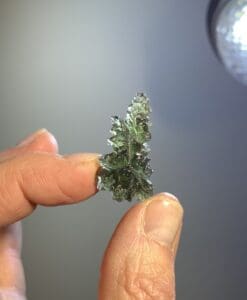 Moldavite (rough) Besednice (3.68g) 3-way standing healing crystal