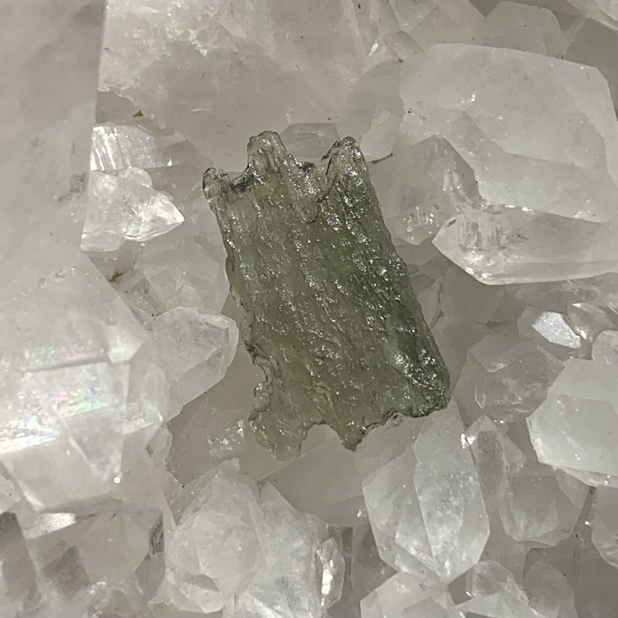 Moldavite (rough) 'wing' (.8g) healing crystal - Image 2