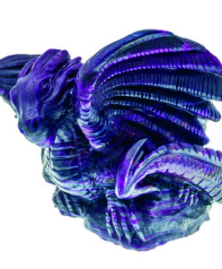 Sugilite (carving) Thai-carved Dragon (some gel) healing crystal