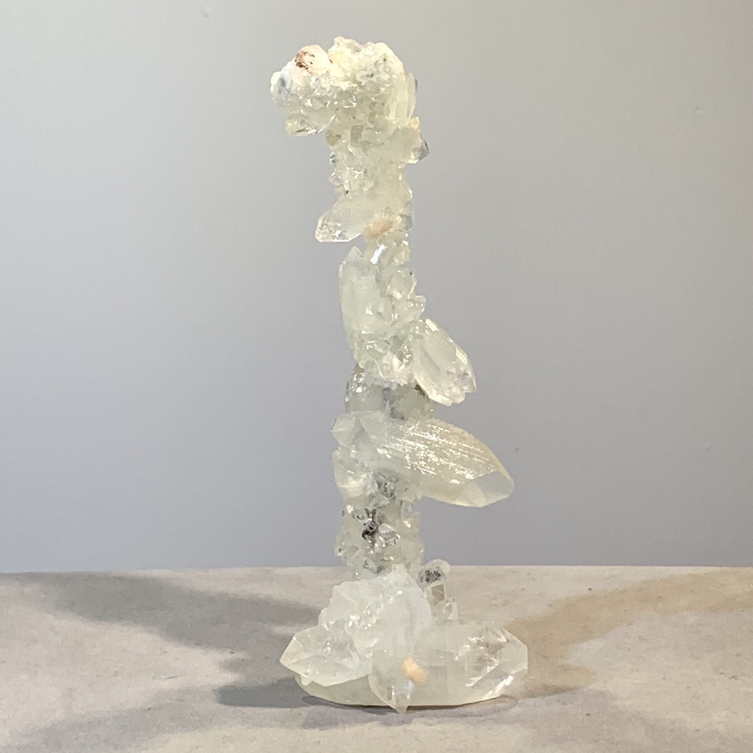 Apophyllite 'rock candy' standing DT floater wand healing crystal - Image 2