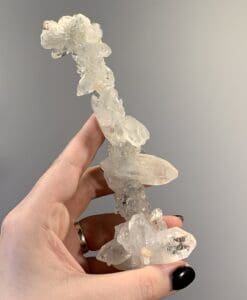 Apophyllite 'rock candy' standing DT floater wand healing crystal