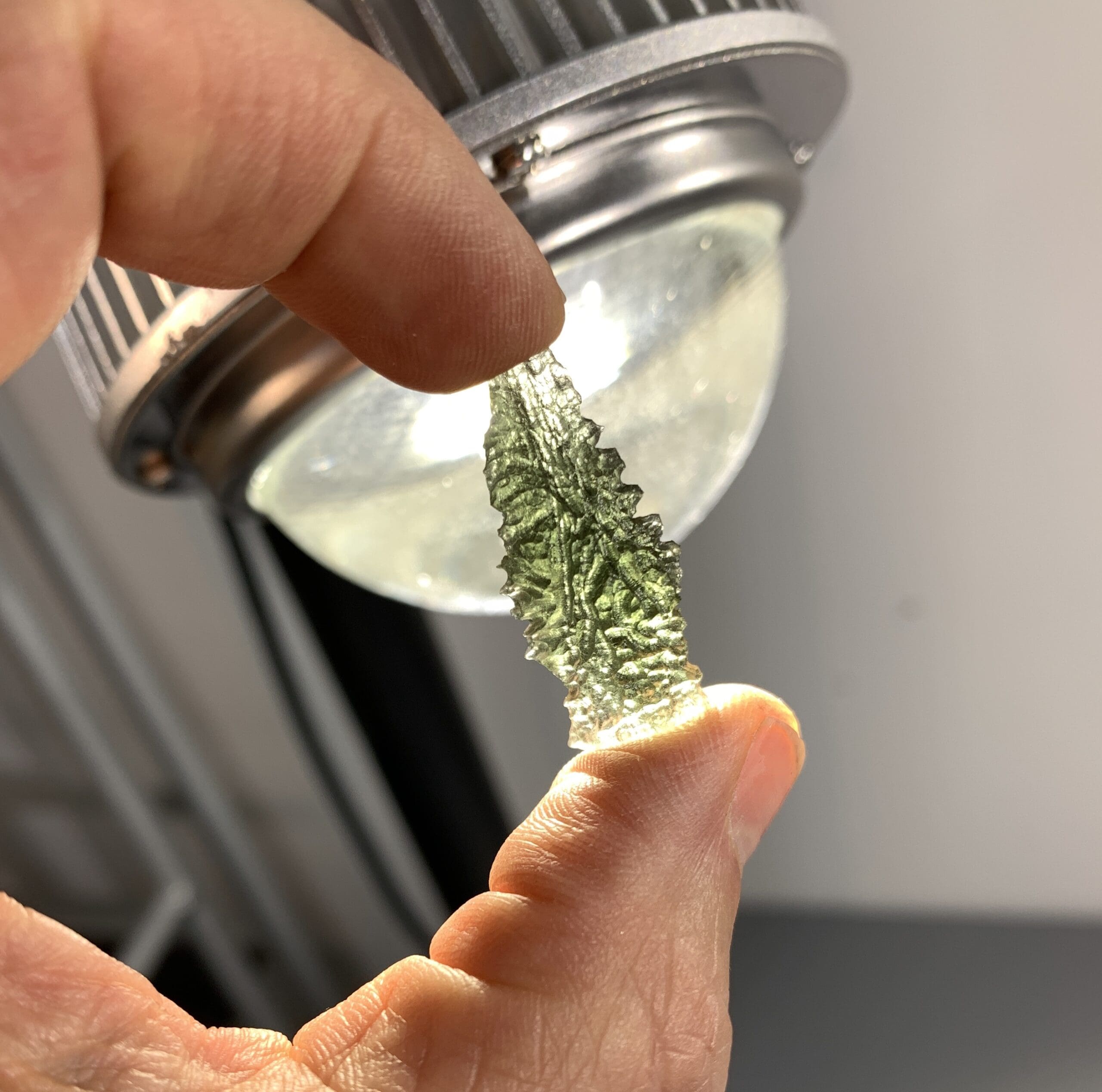 Moldavite pendant (rough) Besednice 14K GOLD for necklace healing crystal - Image 9