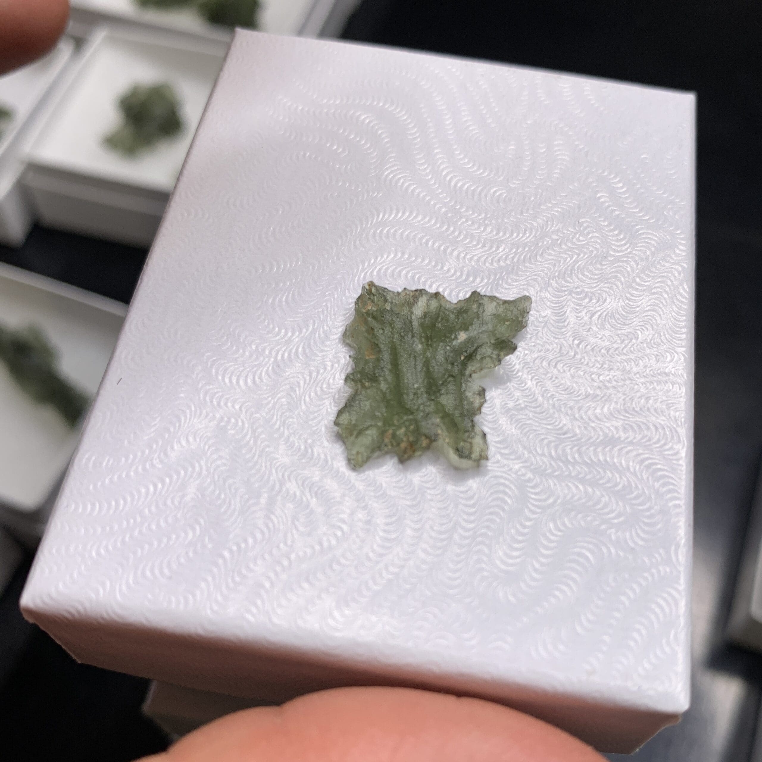 Moldavite (rough) Besednice (.87gr) healing crystal