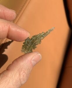 Moldavite (rough) Besednice 'Emerald Comet' (2.3gr)