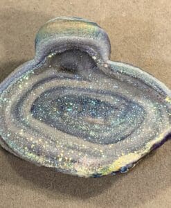 Quartz (Druzy) Chalcedony circular rose nebula portal nest healing crystal