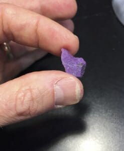 Sugilite (small rough) pink purple flame (3.6ct) healing crystal