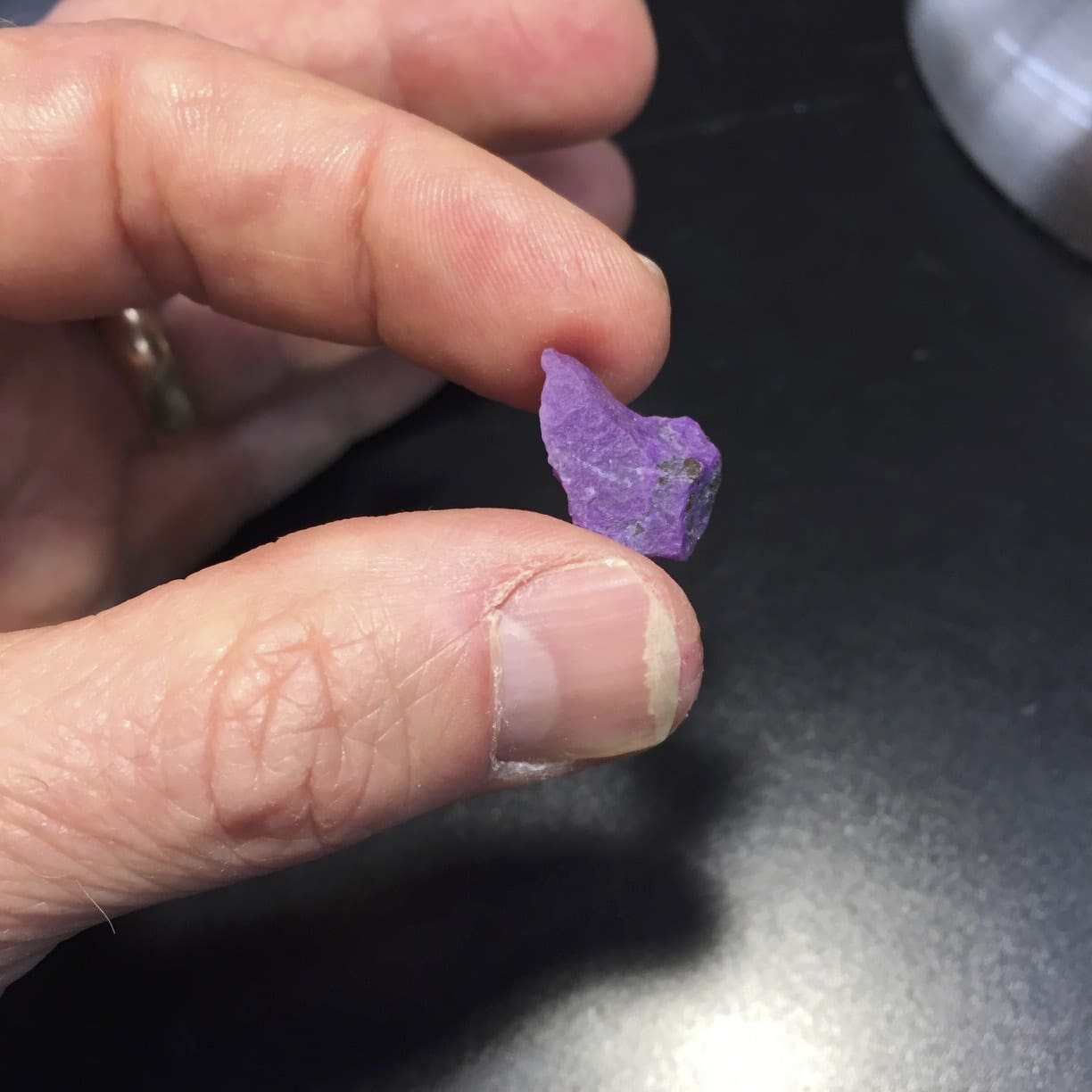 Sugilite (small rough) pink purple flame (3.6ct) healing crystal