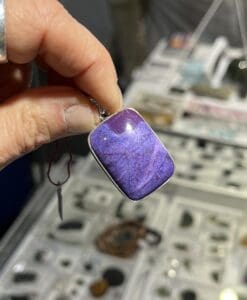 Sugilite pendant for necklace 'spot corner' healing crystal
